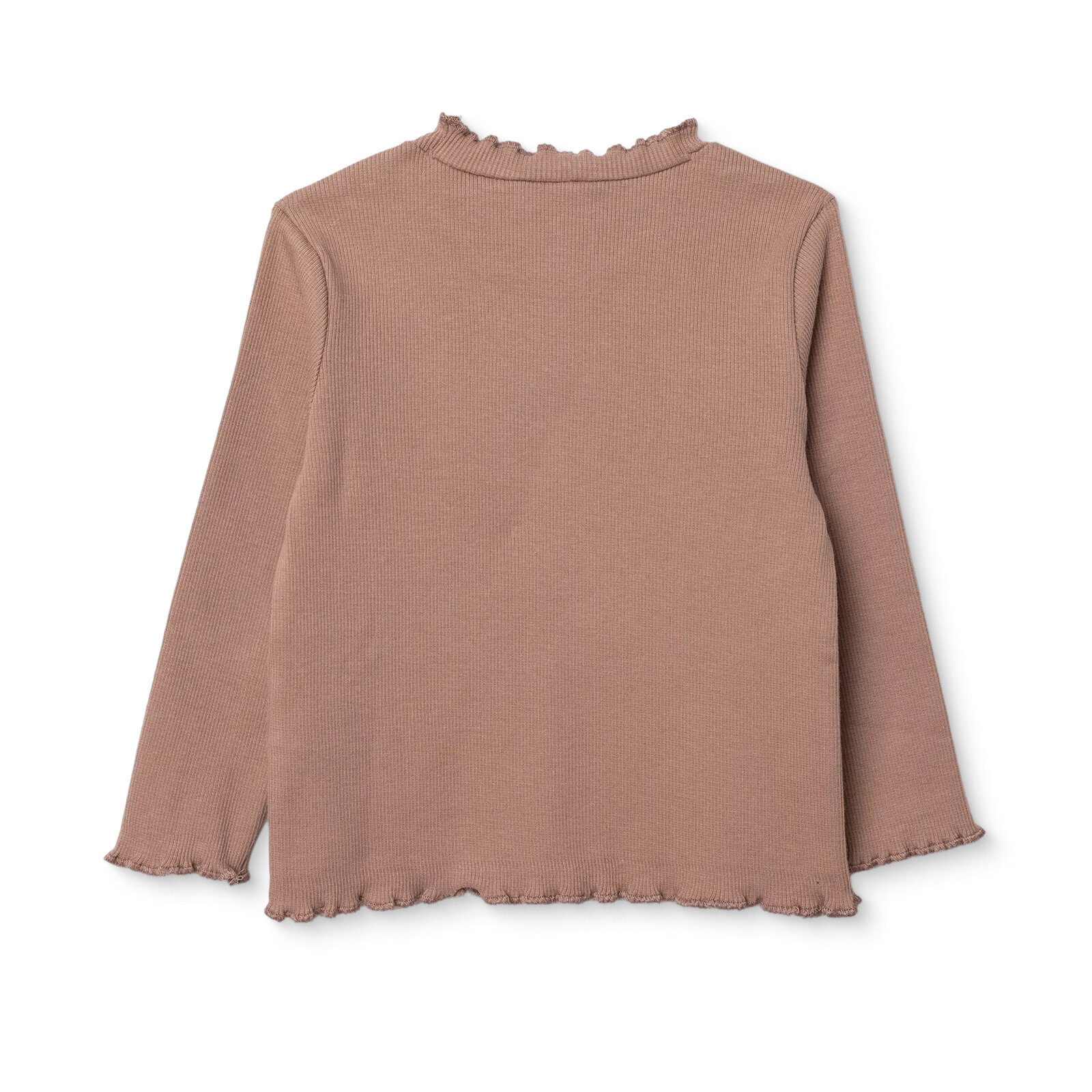 Kız Bebek Uzun Kol Tshirt Kaşkorse Bisiklet Yaka Uzun Kol