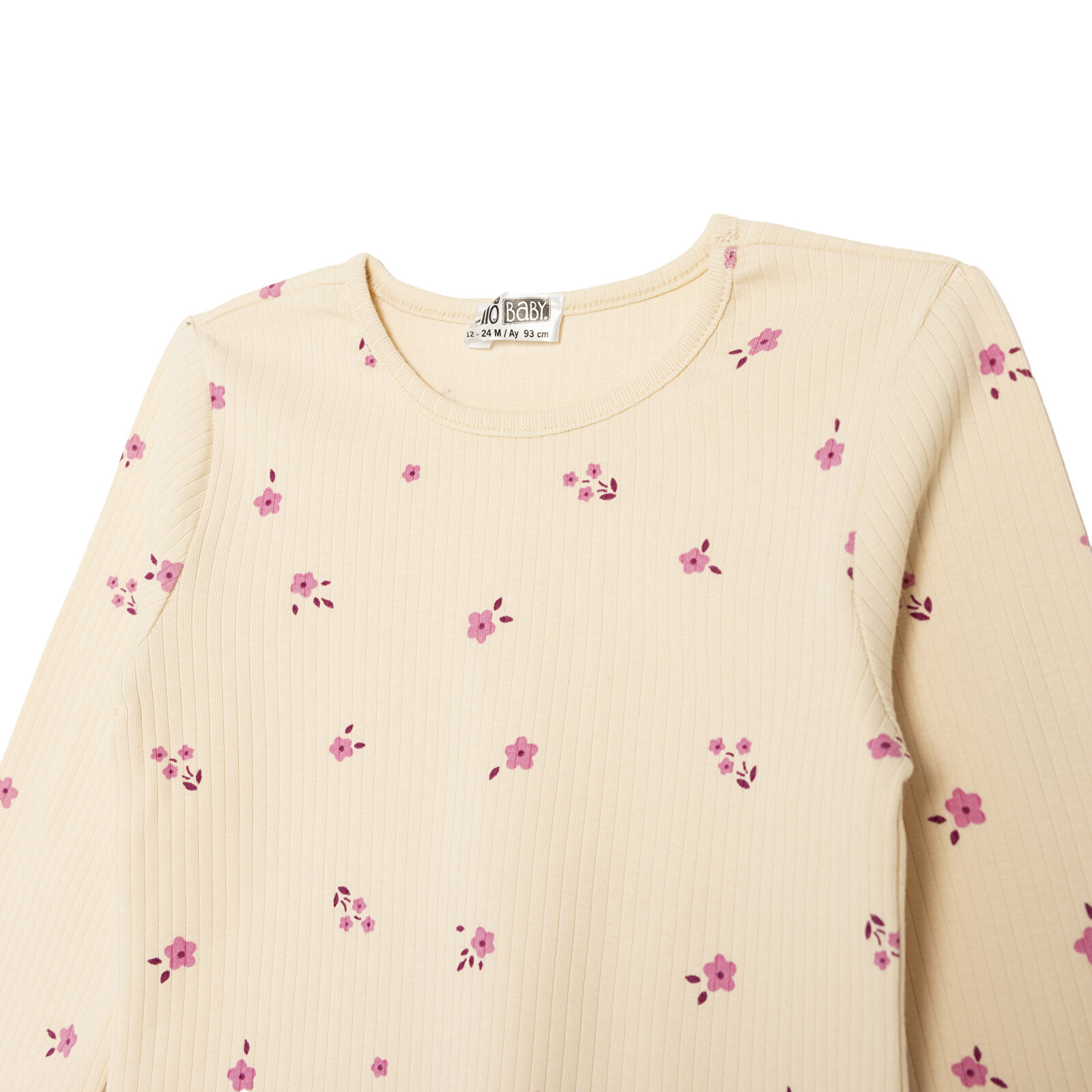 Kız Bebek Uzun Kol Tshirt Kaşkorse Bisiklet Yaka Uzun Kol Kız Bebek Uzun Kol Tshirt Kaşkorse Bisiklet Yaka Uzun Kol