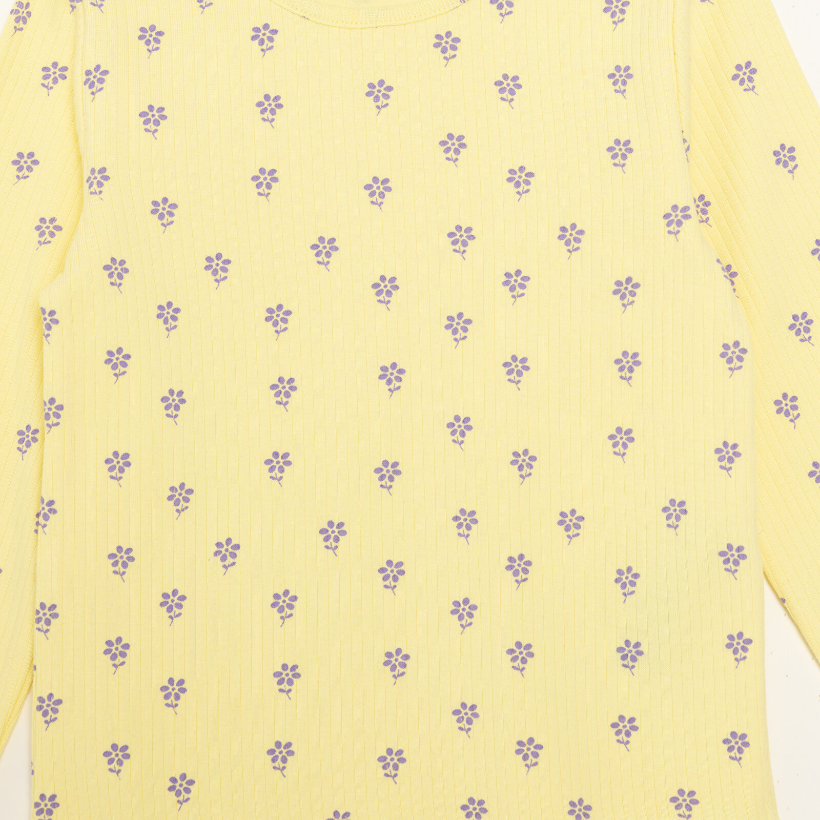 Kız Bebek Uzun Kol Tshirt Kaşkorse Bisiklet Yaka Uzun Kol