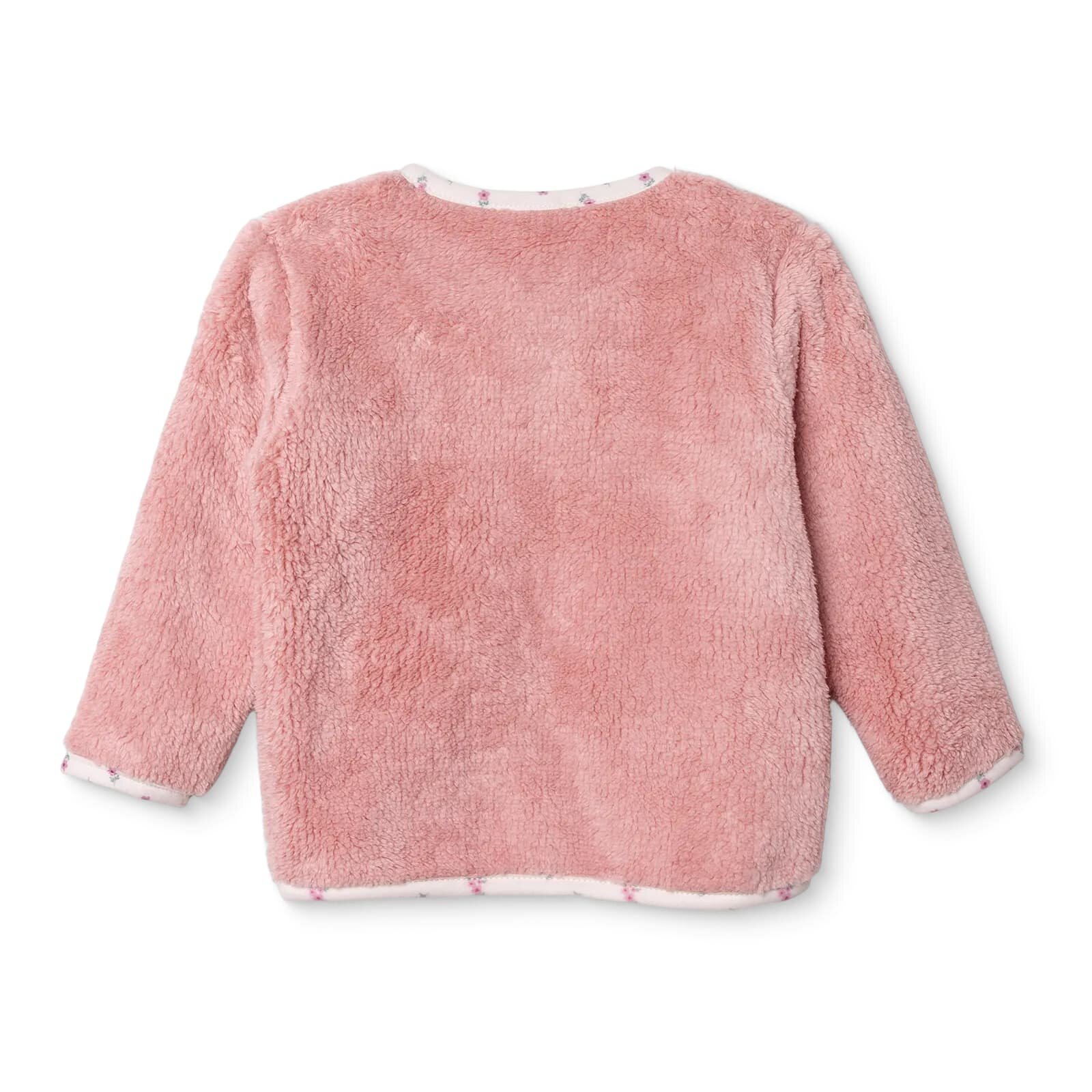 Kız Bebek Welsoft Hırka Bisiklet Yaka Uzun Kol