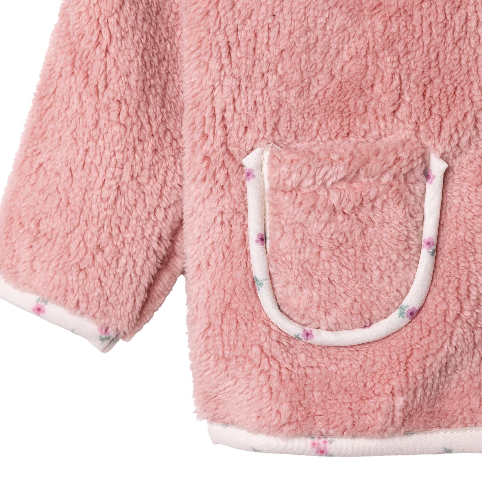 Kız Bebek Welsoft Hırka Bisiklet Yaka Uzun Kol