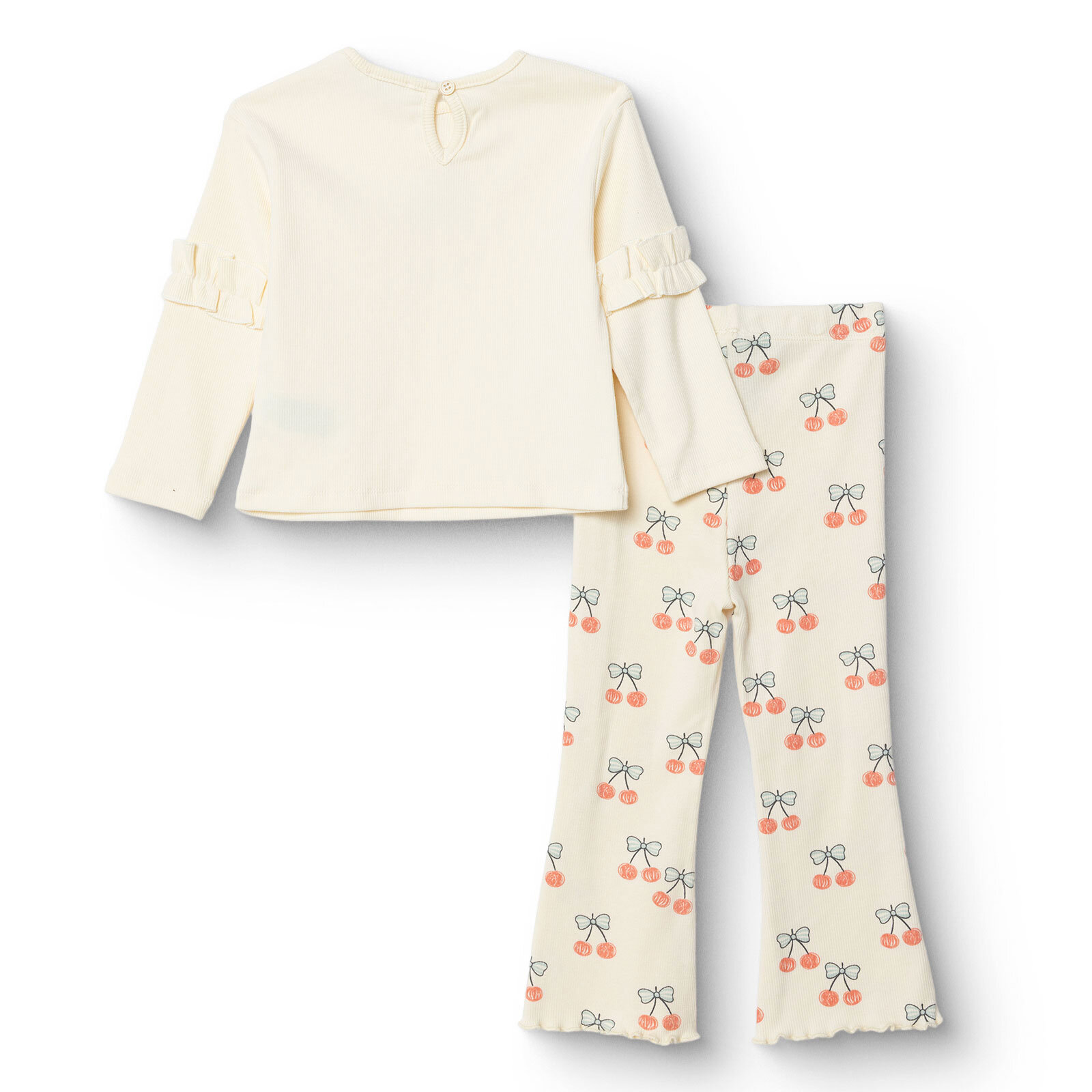 Kız Bebek Winter Cherry Bluz-Tayt Reçme Paça
