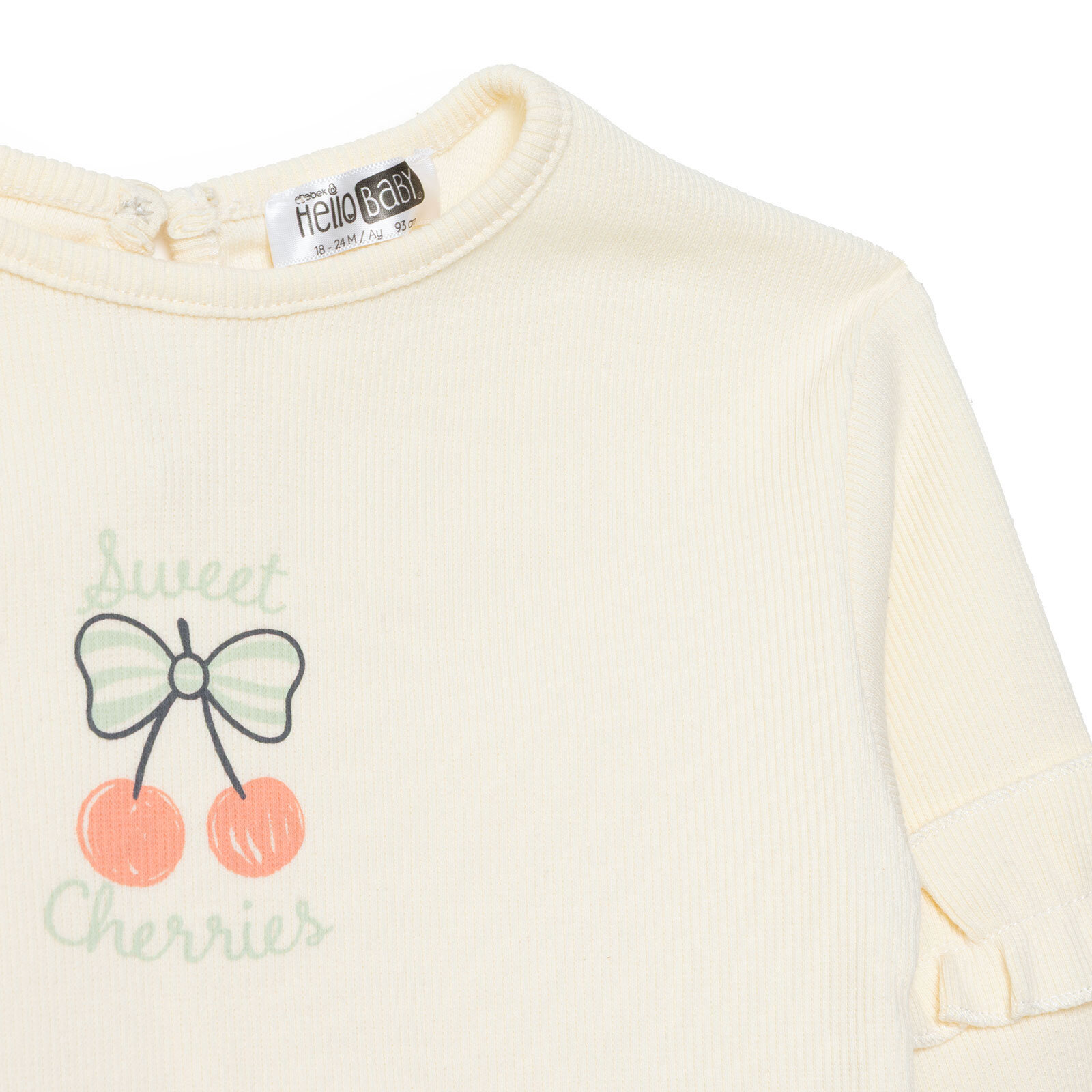 Kız Bebek Winter Cherry Bluz-Tayt Reçme Paça