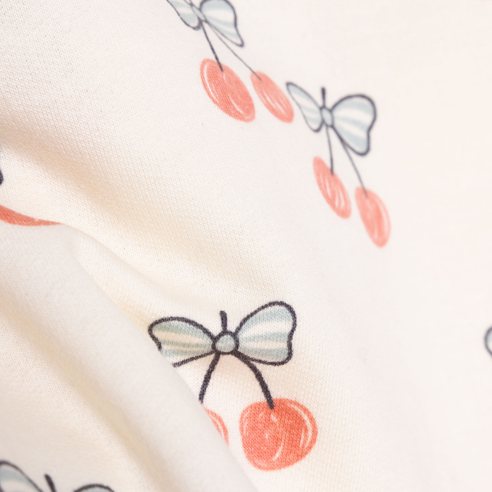 Kız Bebek Winter Cherry Eşofman Takımı Uzun Kol Lastikli Paça