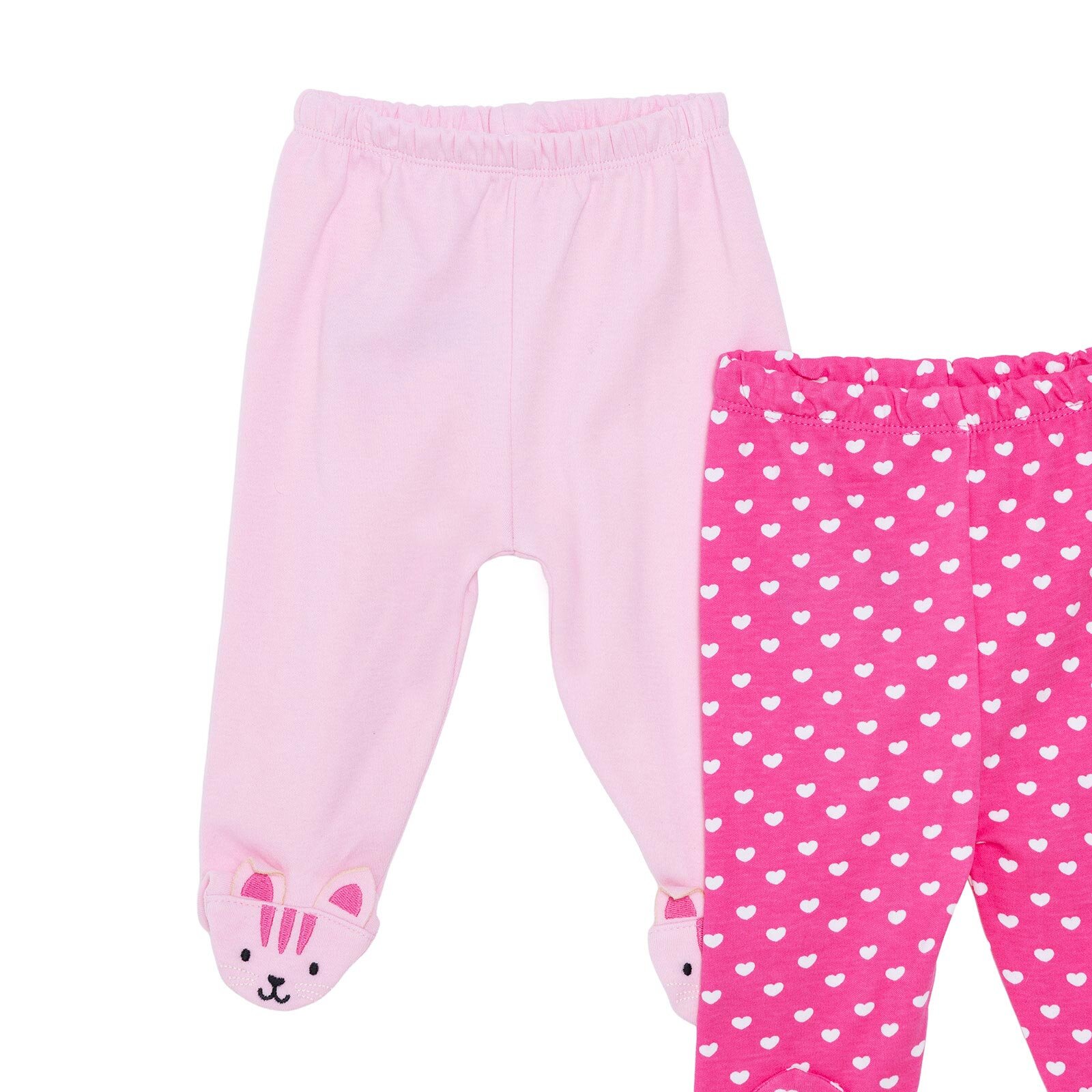 Kız Bebek Yenidoğan 2li Patikli Alt Patikli Paça