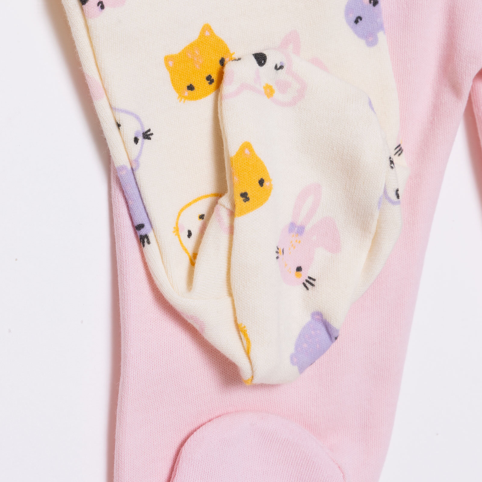 Kız Bebek Yenidoğan 2li Patikli Alt