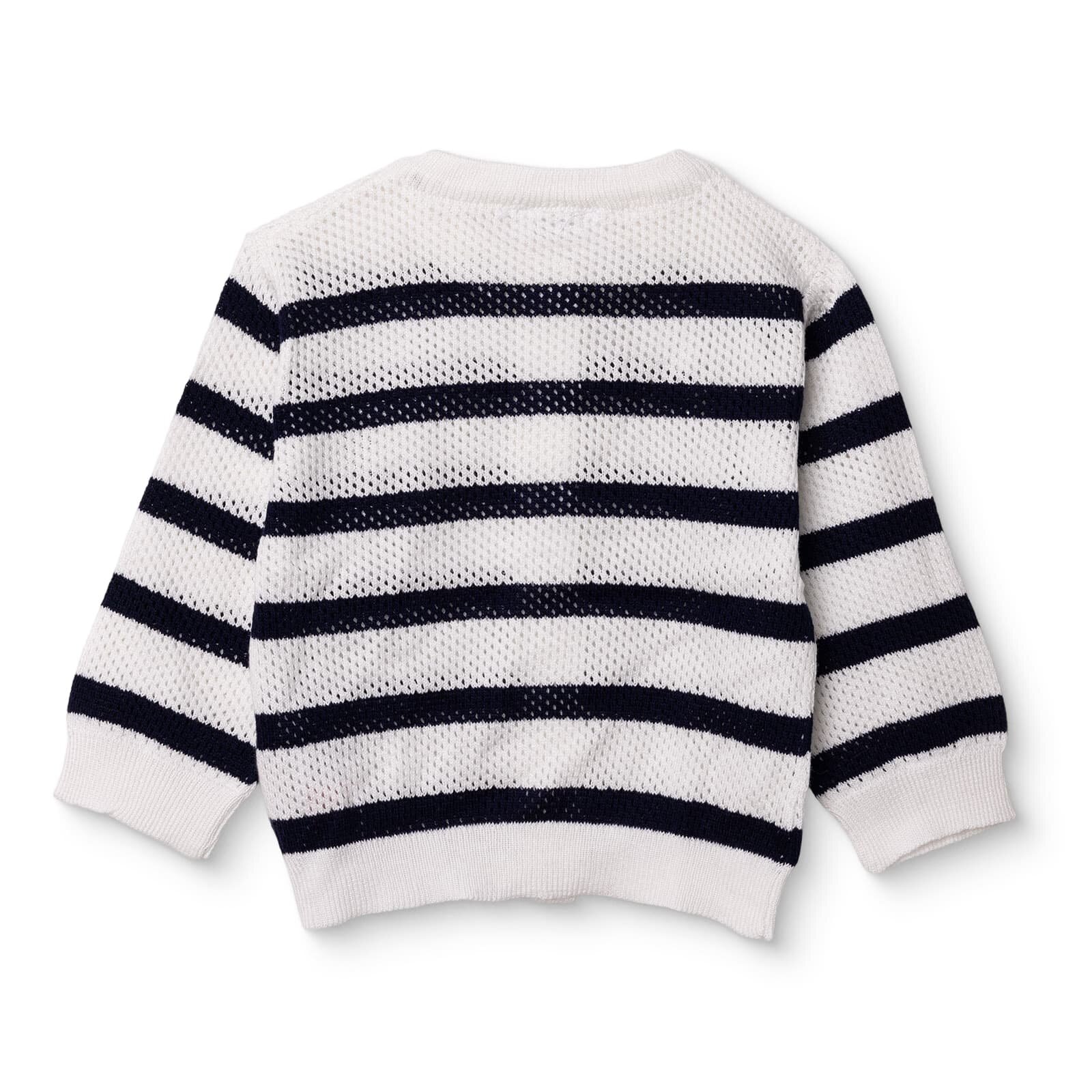 Kız Bebek Yenidoğan Cherry Stripe Triko Bisiklet Yaka Bisiklet Yaka Kız Bebek Yenidoğan Cherry Stripe Triko Bisiklet Yaka Bisiklet Yaka