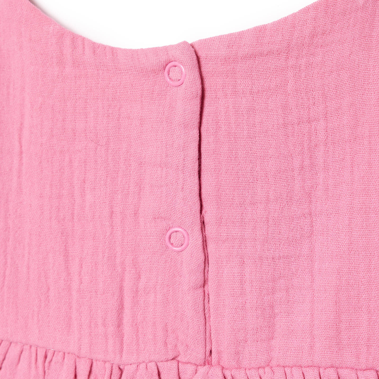 Kız Bebek Yenidoğan Elbise Bisiklet Yaka Kısa Kol