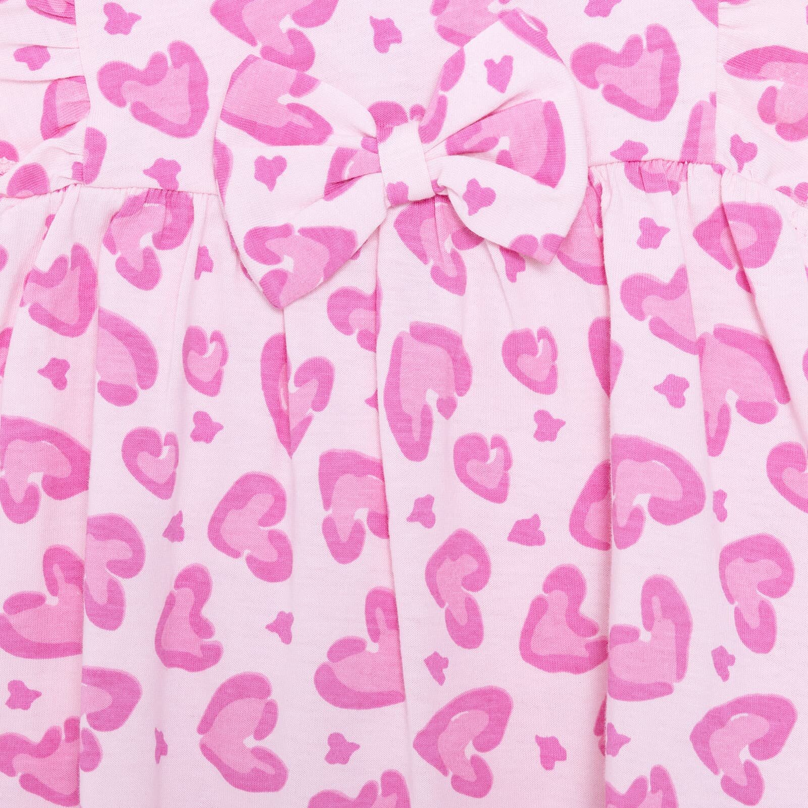 Kız Bebek Yenidoğan Elbise Bisiklet Yaka Kısa Kol