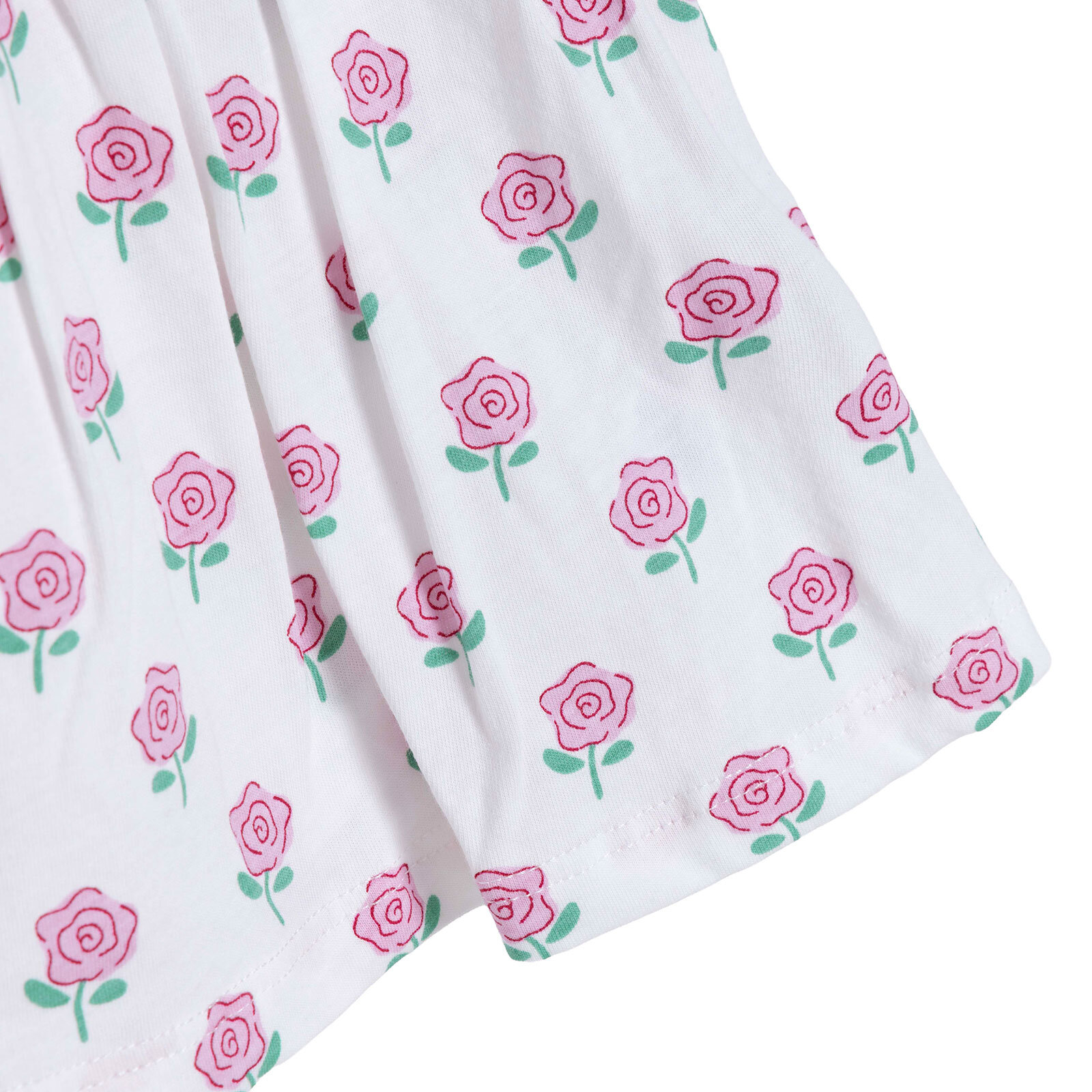 Kız Bebek Yenidoğan Elbise Body Bisiklet Yaka Kısa Kol