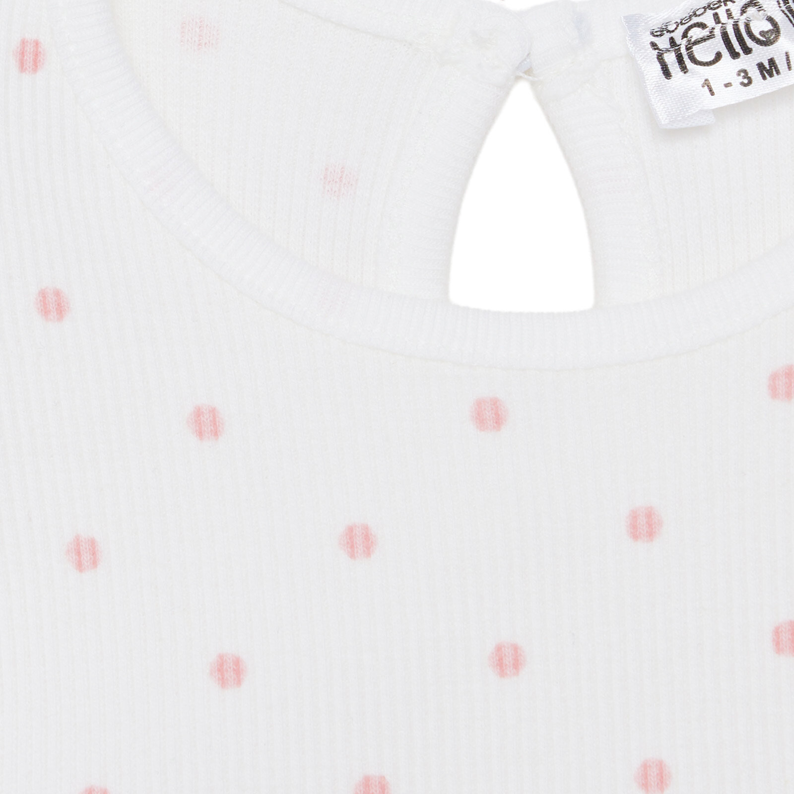 Kız Bebek Yenidoğan Elbise Body Bisiklet Yaka Kısa Kol