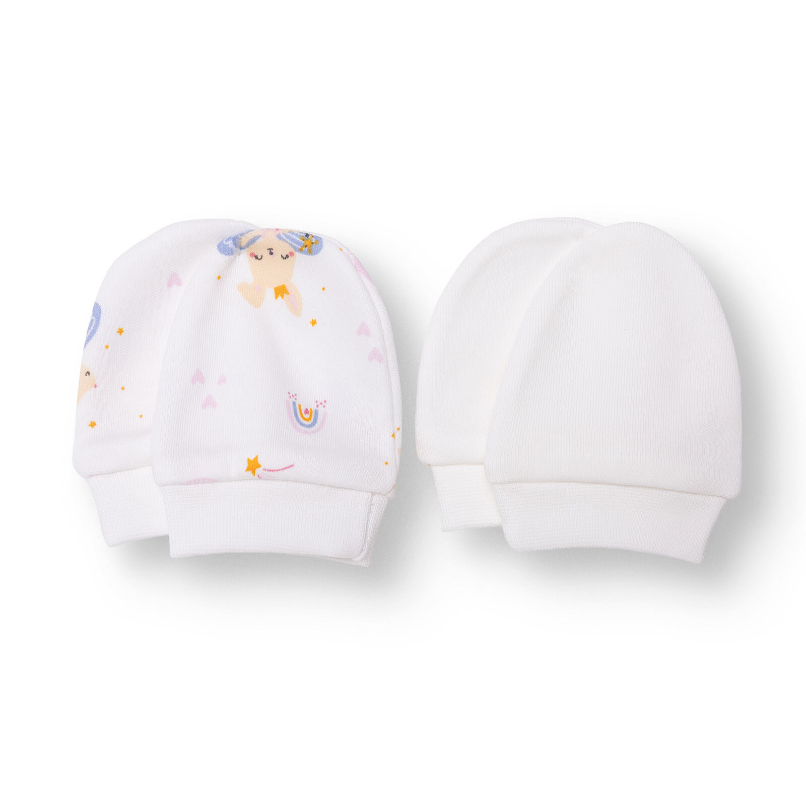 Kız Bebek Yenidoğan Eldiven İnterlok