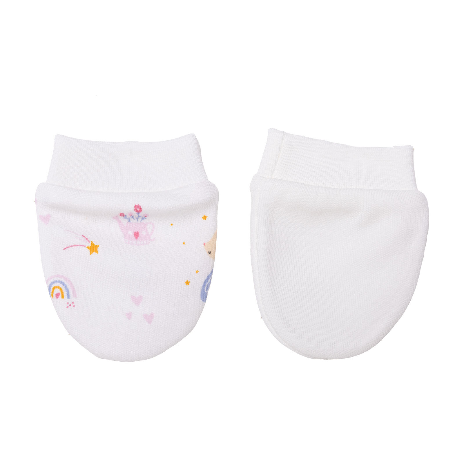 Kız Bebek Yenidoğan Eldiven İnterlok