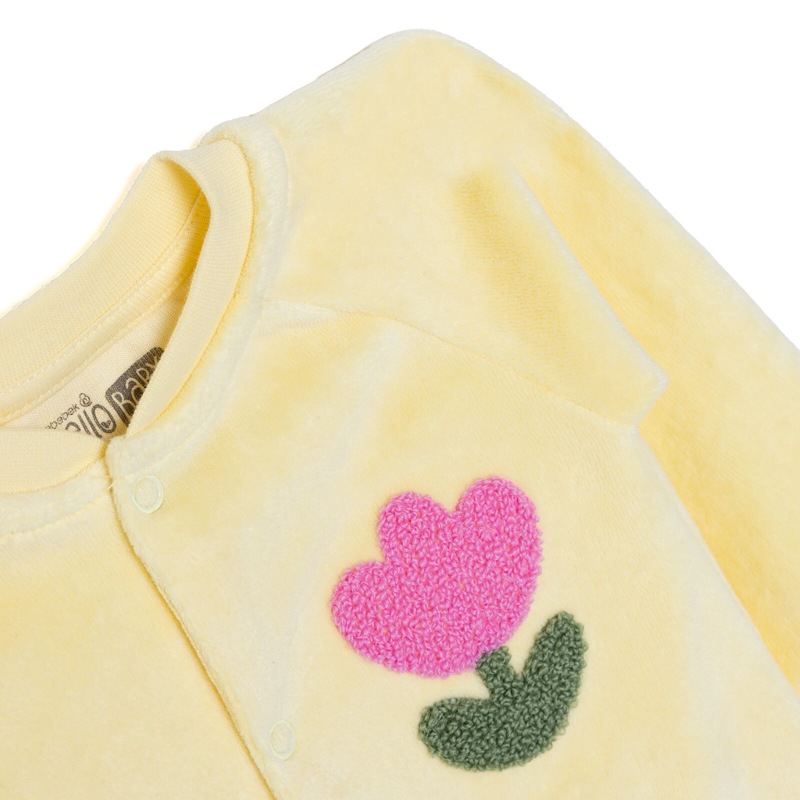 Kız Bebek Yenidoğan Kadife Patiksiz Tulum Bisiklet Yaka Uzun Kol Patiksiz Paça