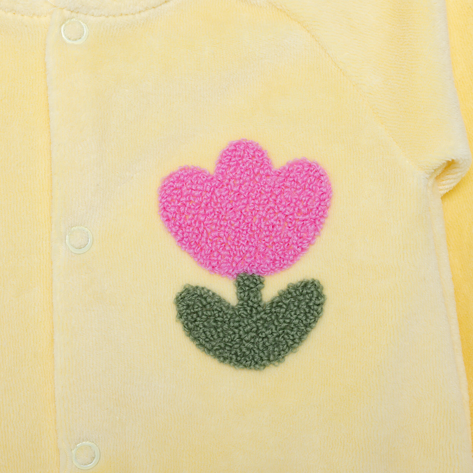 Kız Bebek Yenidoğan Kadife Patiksiz Tulum Bisiklet Yaka Uzun Kol Patiksiz Paça