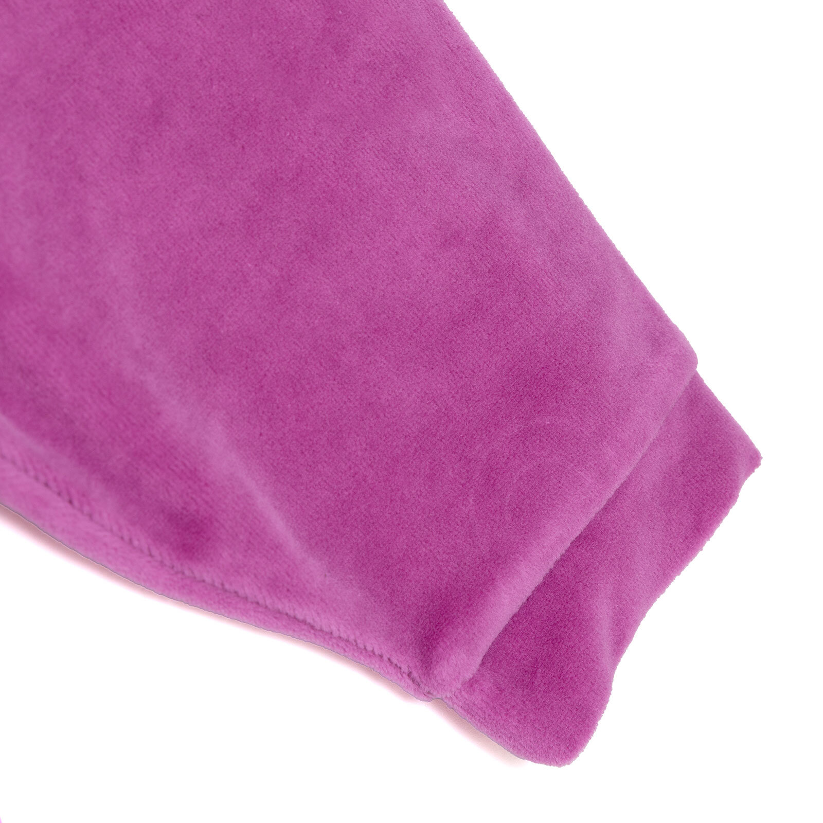 Kız Bebek Yenidoğan Kadife Sweatshirt-Patiksiz Alt Bisiklet Yaka Uzun Kol Patiksiz Paça