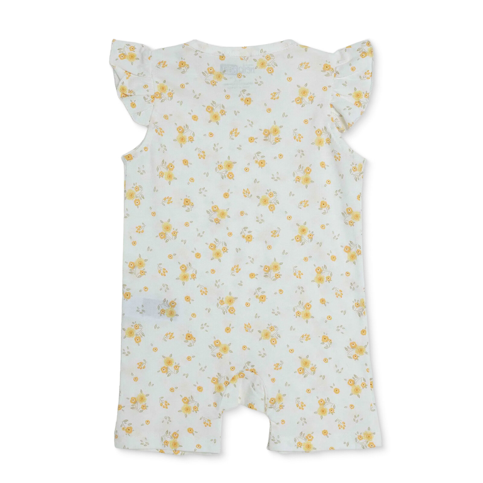 Kız Bebek Yenidoğan Kısa Tulum Bisiklet Yaka Kısa Kol Reçme Paça