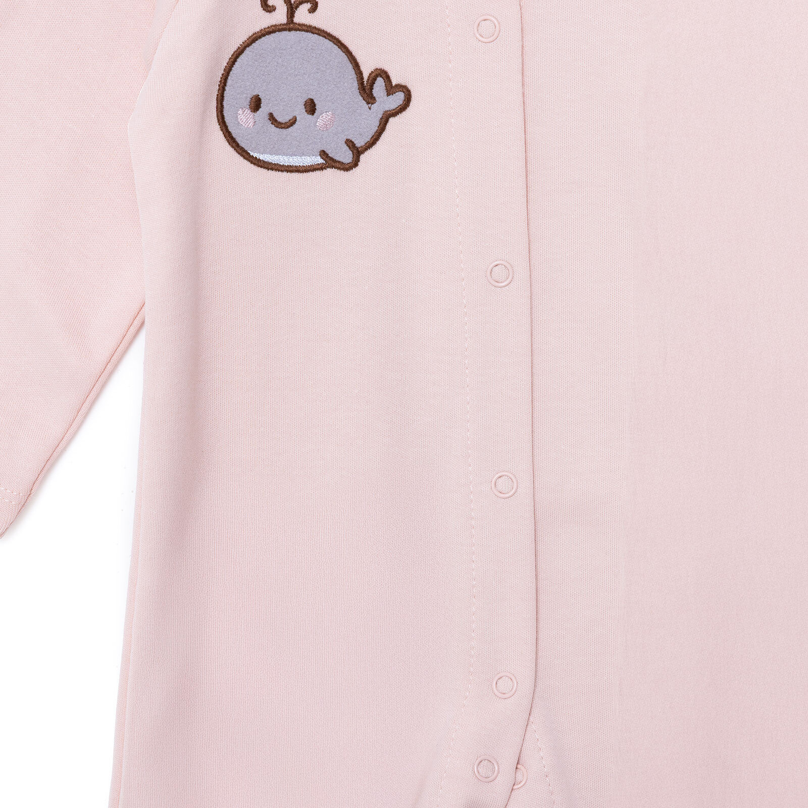 Kız Bebek Yenidoğan Patikli Tulum İnterlok Bebe Yaka Uzun Kol Patikli Paça