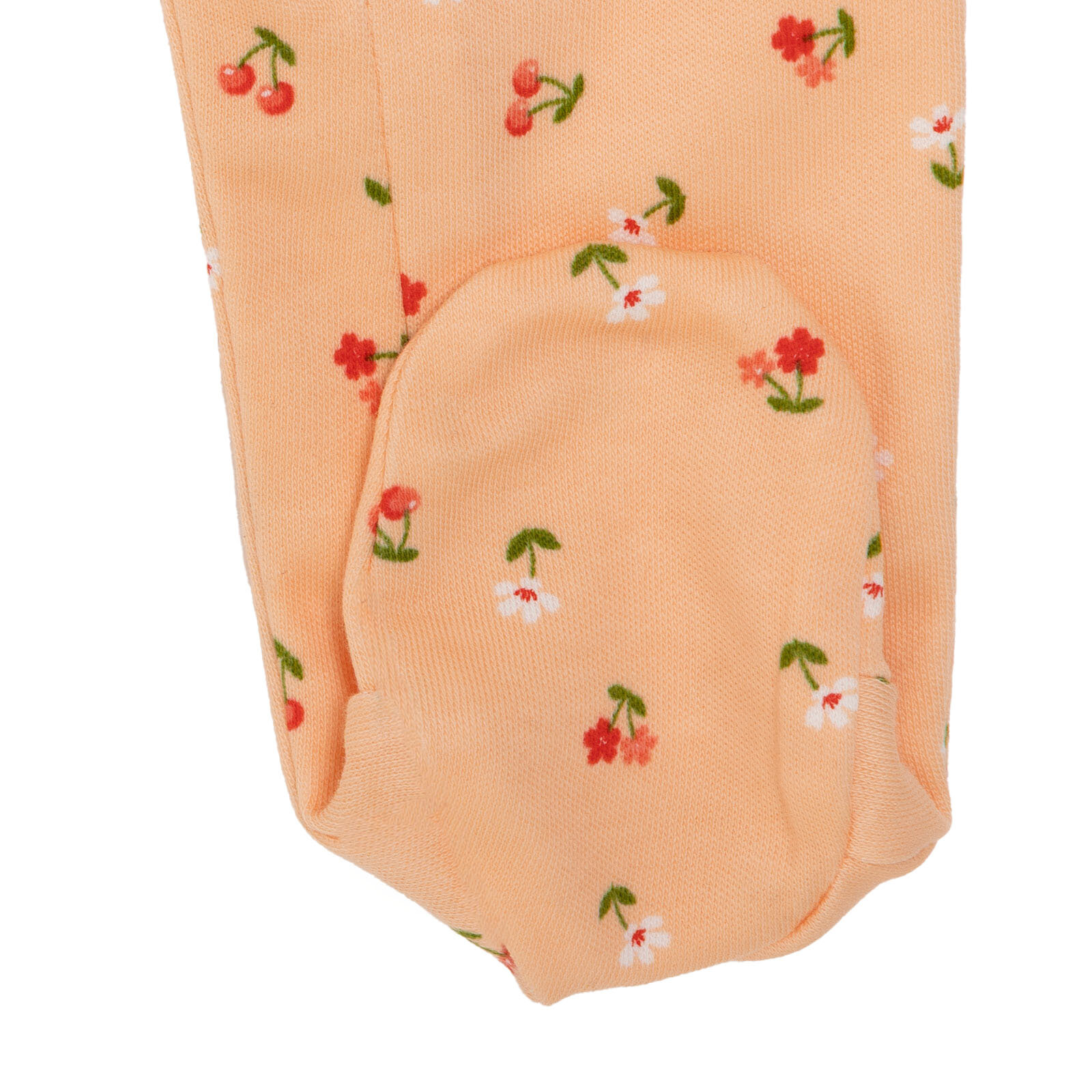 Kız Bebek Yenidoğan Patikli Tulum İnterlok Bisiklet Yaka Uzun Kol Patikli Paça