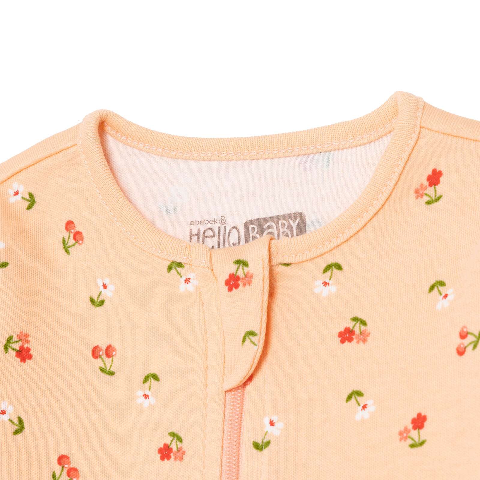 Kız Bebek Yenidoğan Patikli Tulum İnterlok Bisiklet Yaka Uzun Kol Patikli Paça