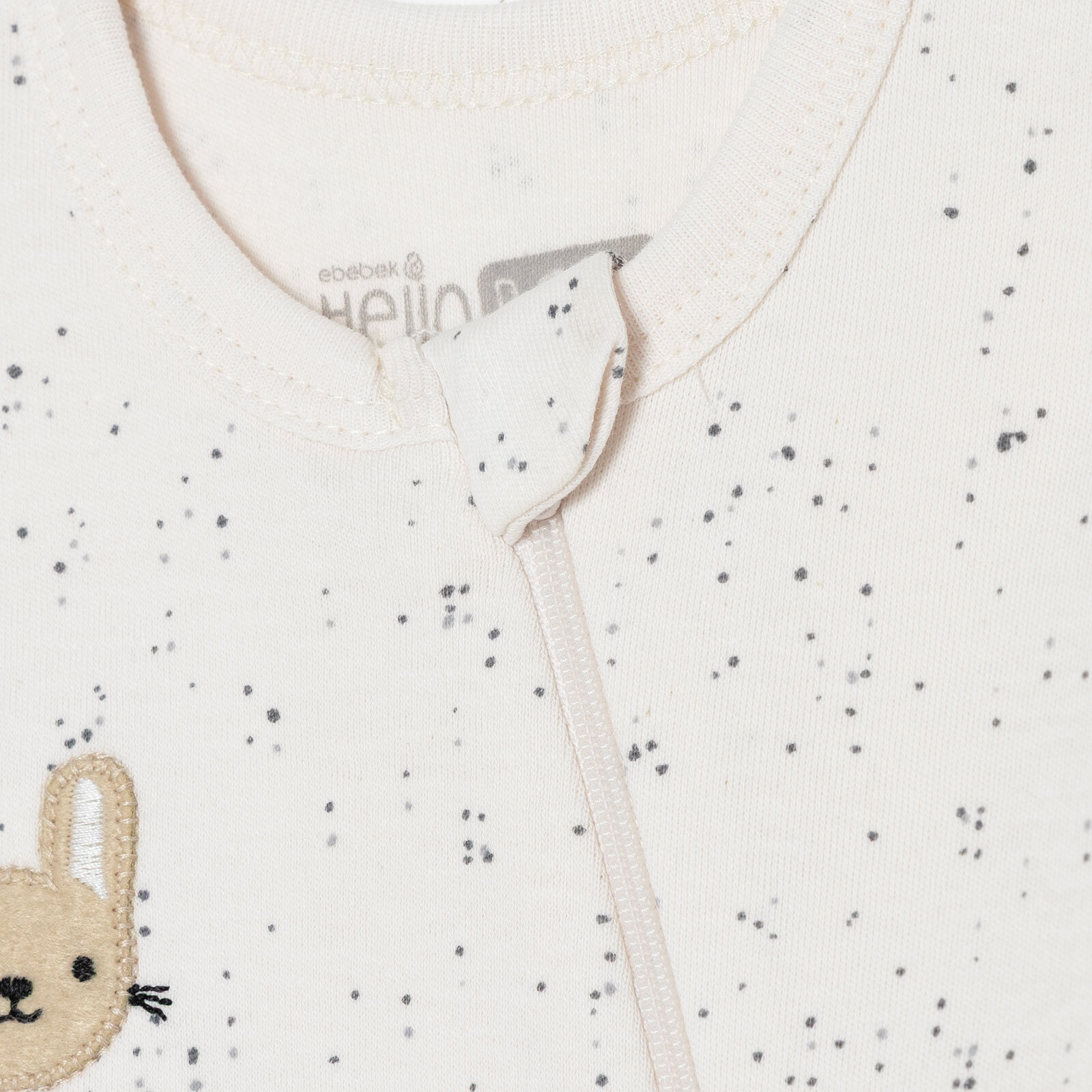 Kız Bebek Yenidoğan Patikli Tulum İnterlok Bisiklet Yaka Uzun Kol Patikli Paça