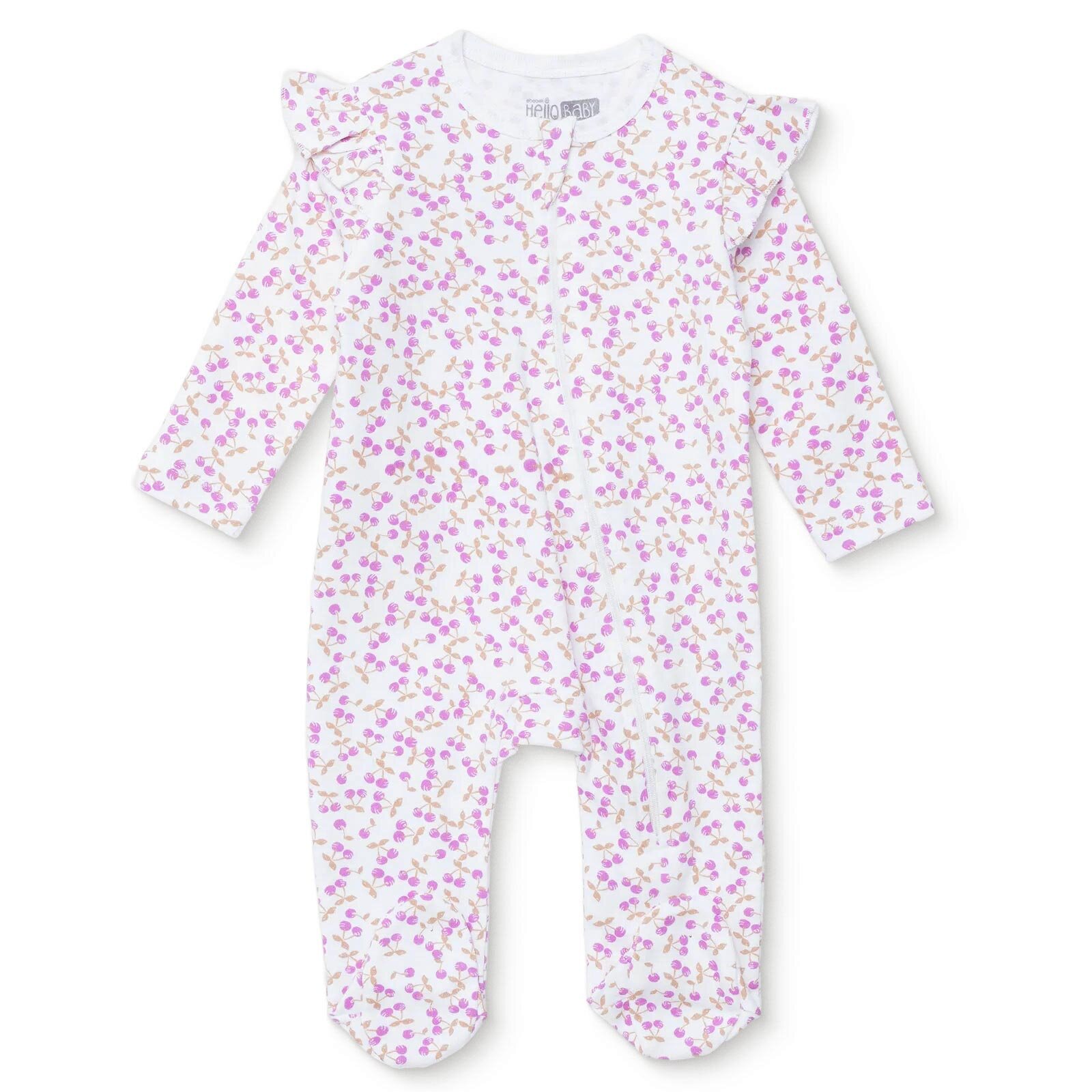 Kız Bebek Yenidoğan Patikli Tulum İnterlok Bisiklet Yaka Uzun Kol Patikli Paça