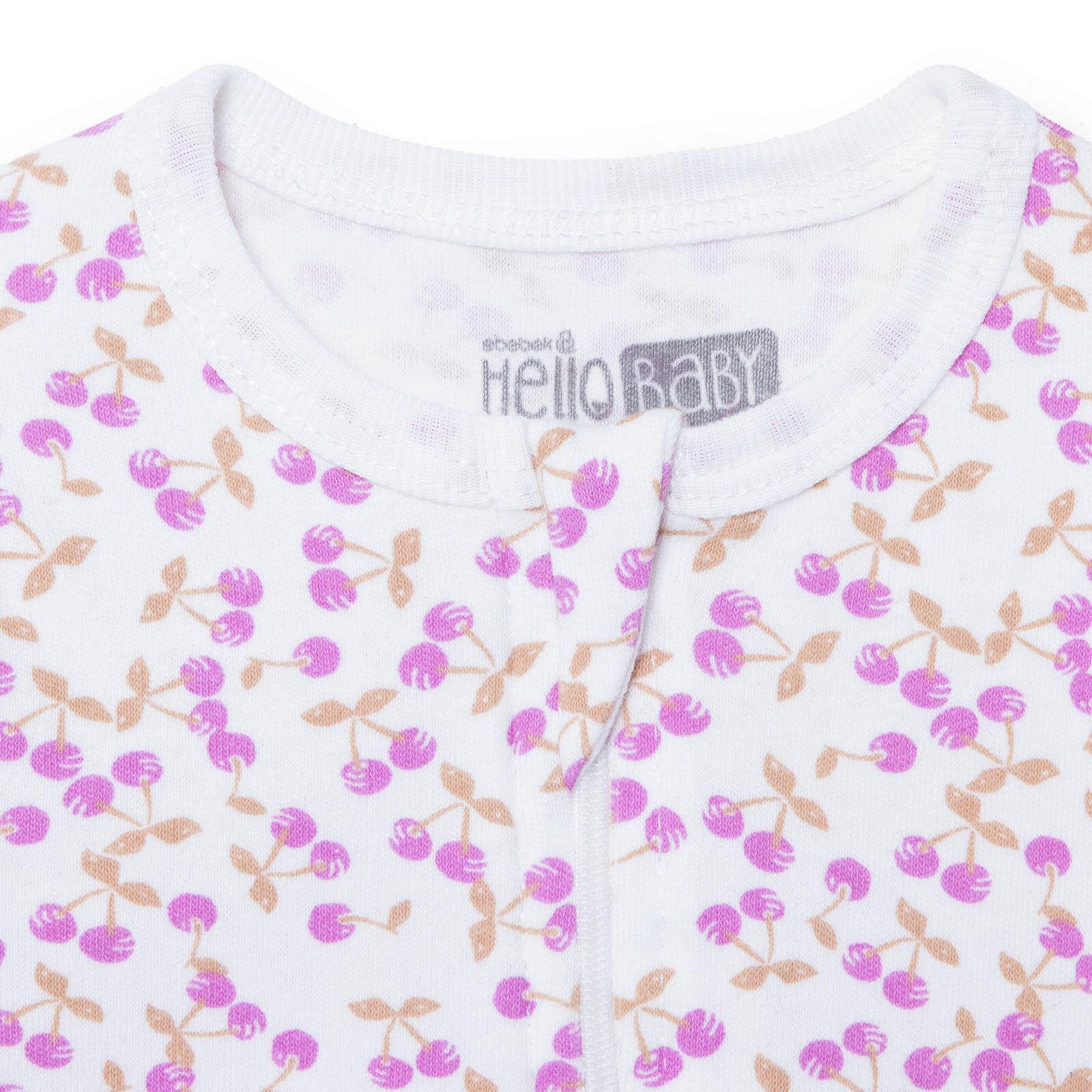 Kız Bebek Yenidoğan Patikli Tulum İnterlok Bisiklet Yaka Uzun Kol Patikli Paça