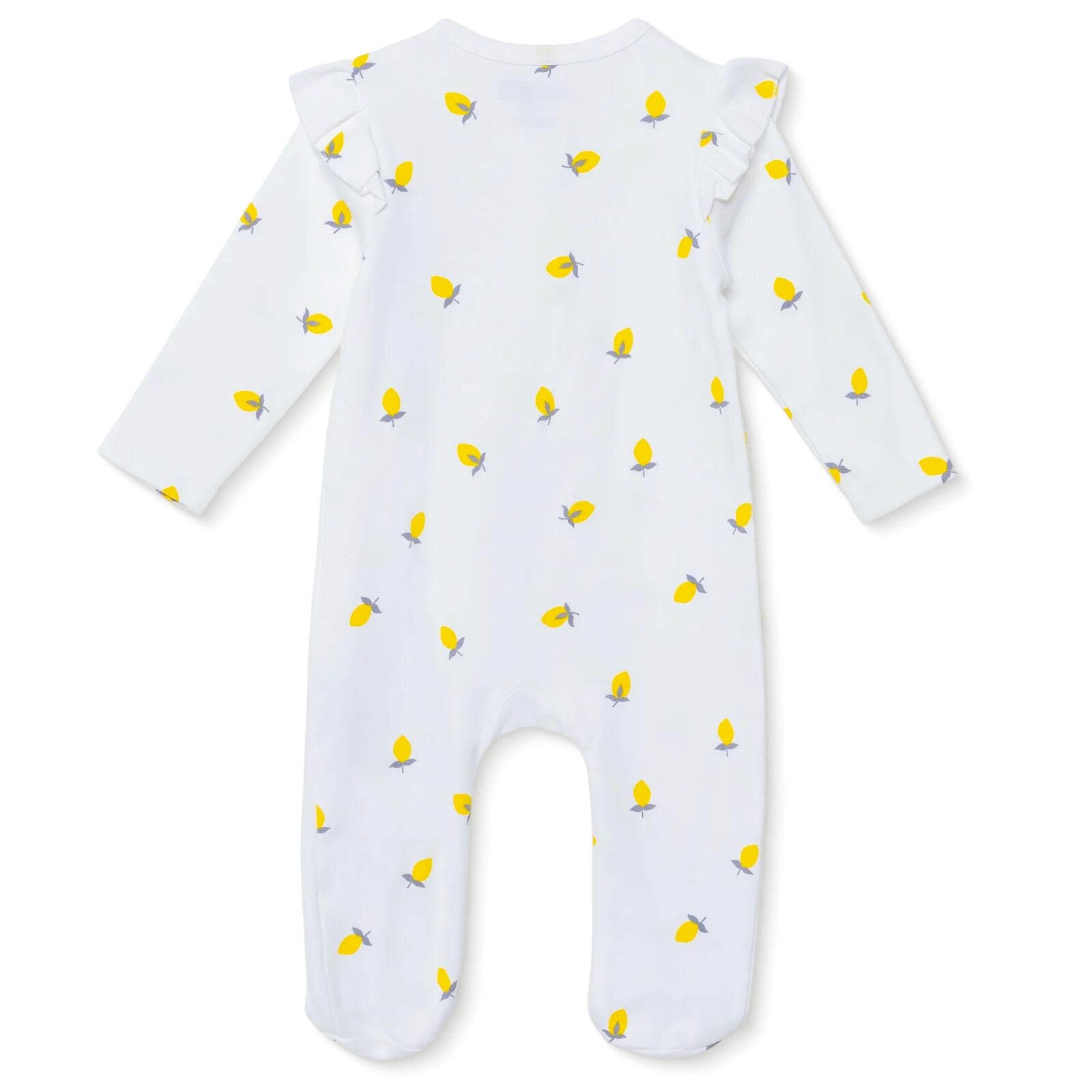 Kız Bebek Yenidoğan Patikli Tulum İnterlok Bisiklet Yaka Uzun Kol Patikli Paça