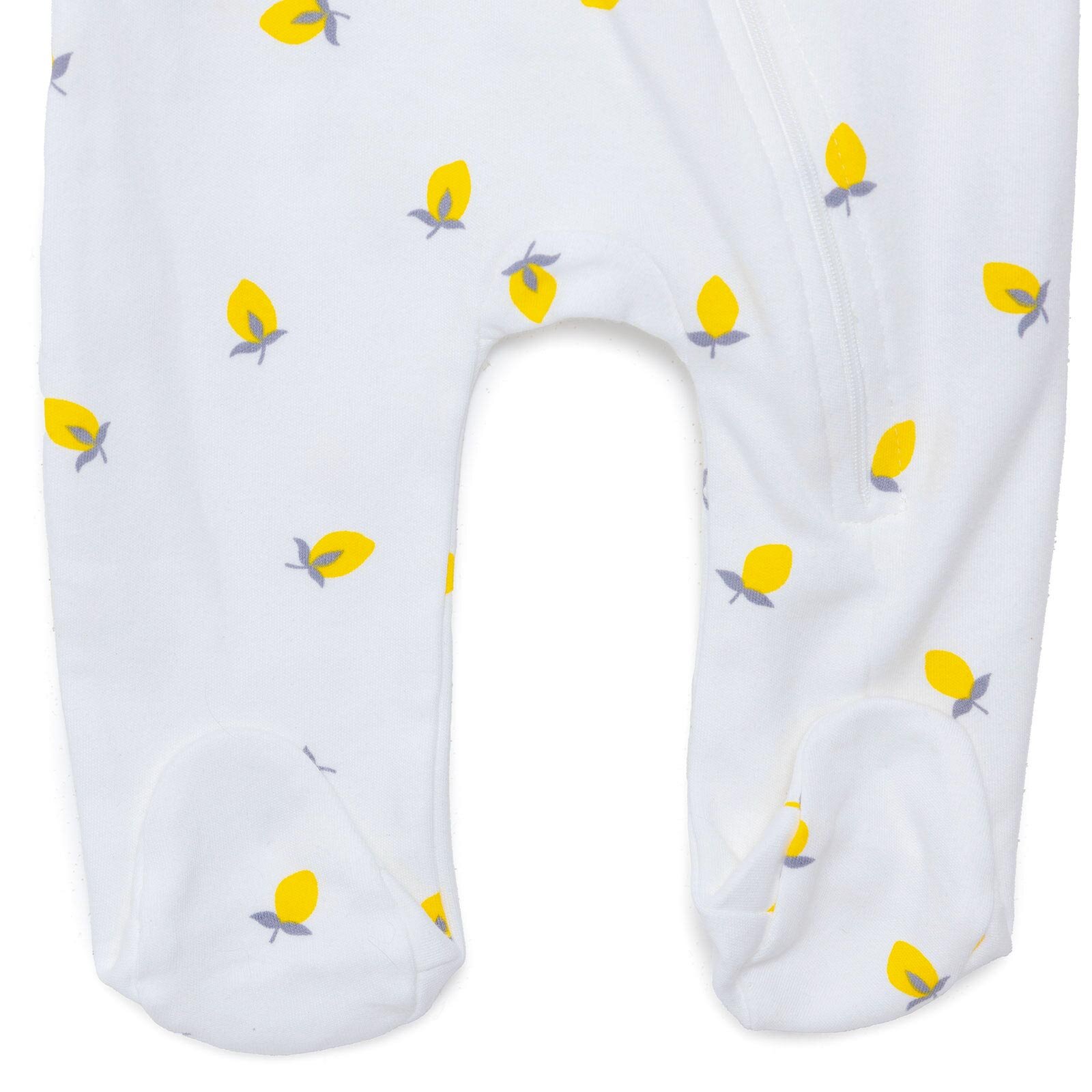 Kız Bebek Yenidoğan Patikli Tulum İnterlok Bisiklet Yaka Uzun Kol Patikli Paça