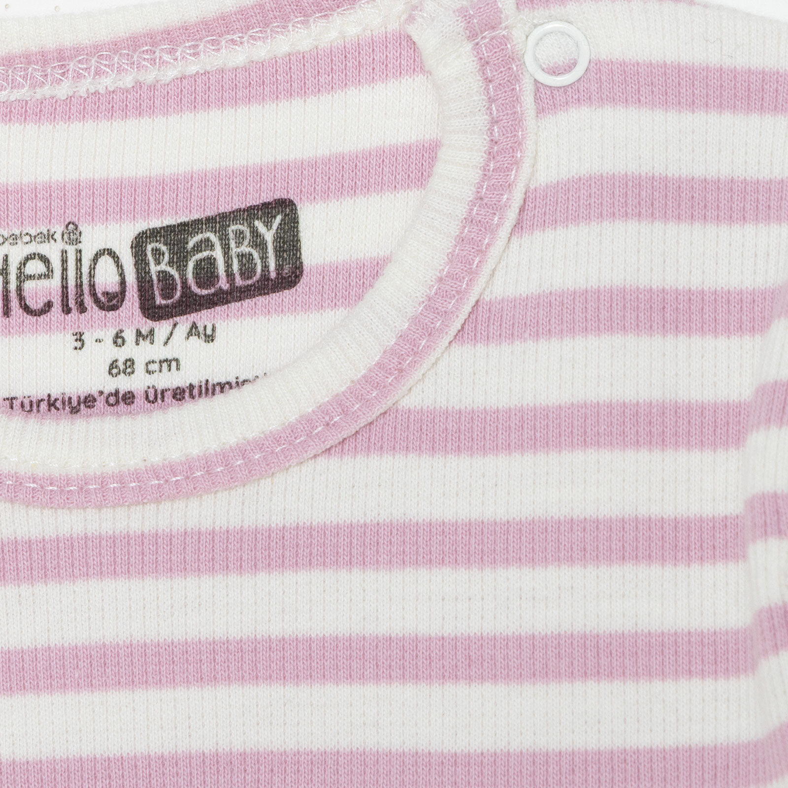 Kız Bebek Yenidoğan Patikli Tulum Kaşkorse Bisiklet Yaka Uzun Kol Patiksiz Paça