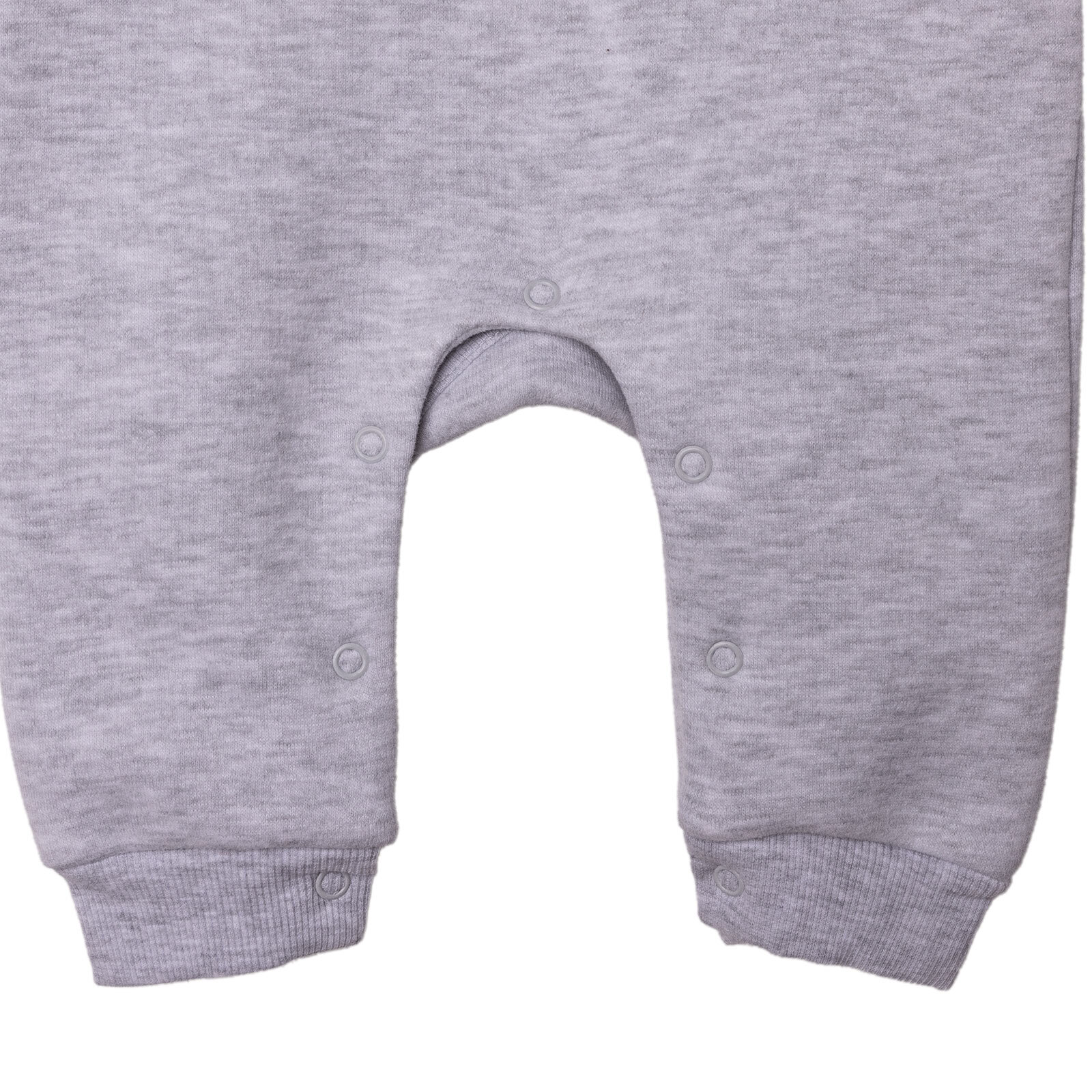 Kız Bebek Yenidoğan Patiksiz Tulum Şardonlu Üç İplik Bisiklet Yaka Uzun Kol Patiksiz Paça