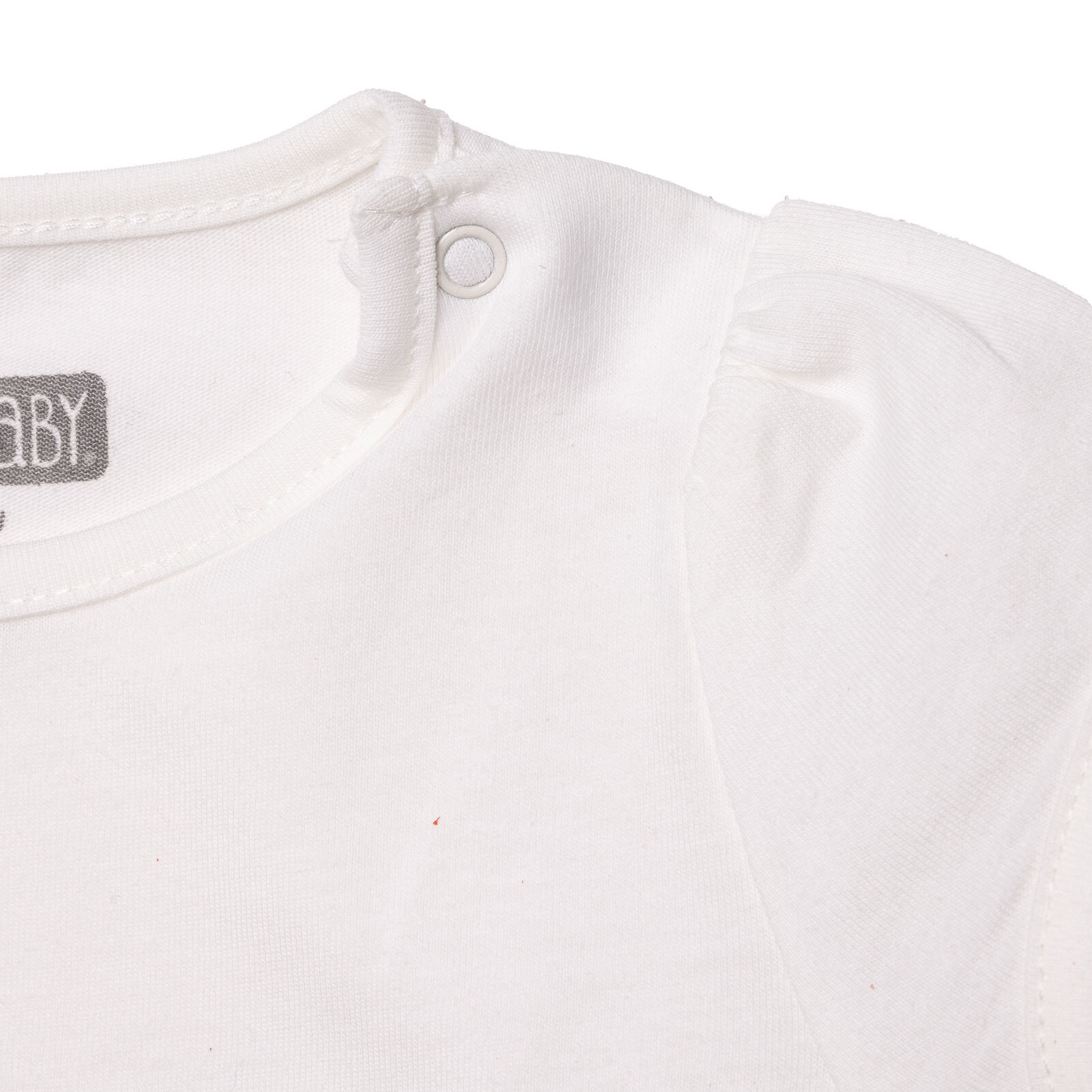 Kız Bebek Yenidoğan Tshirt-Şort Bisiklet Yaka Kısa Kol Reçme Paça