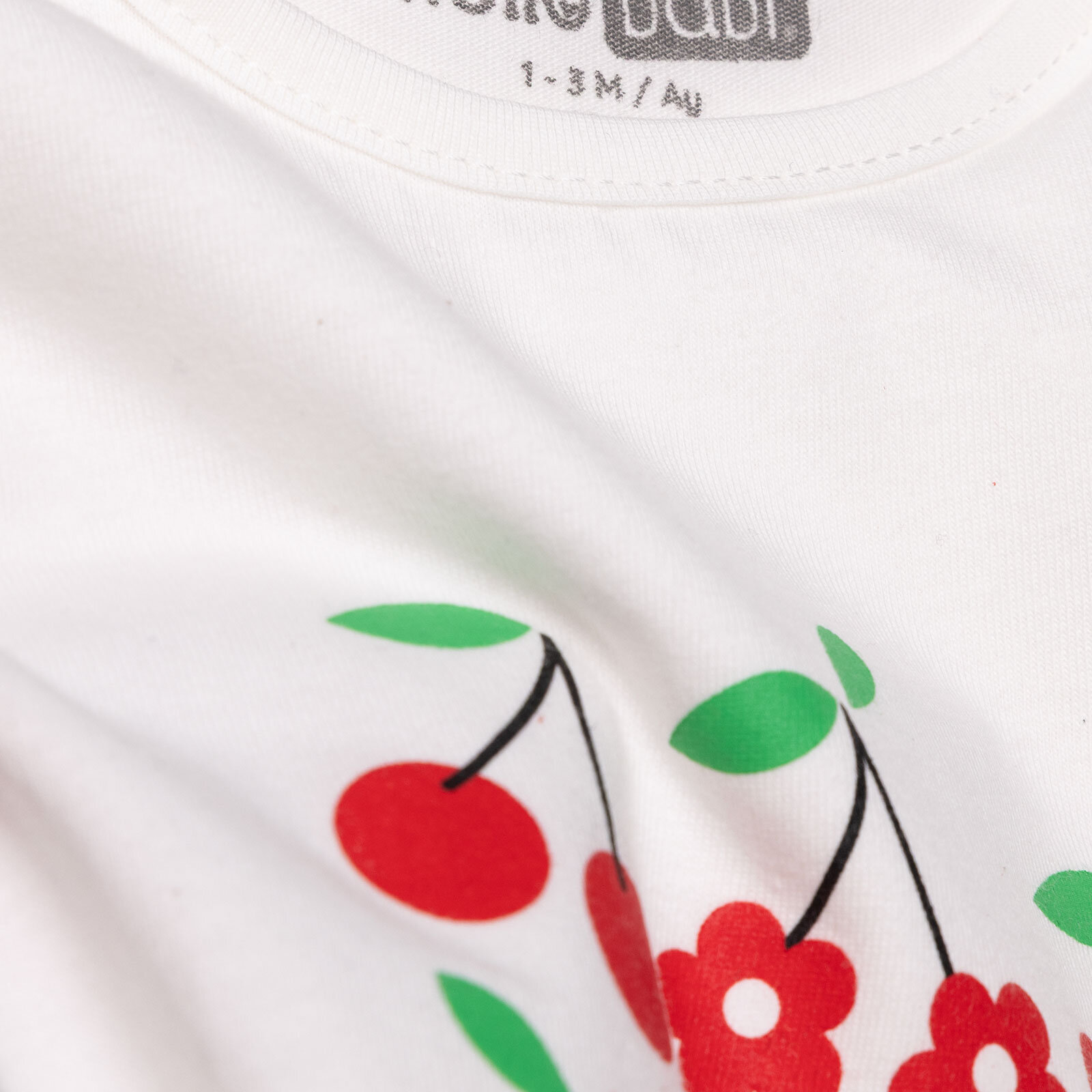 Kız Bebek Yenidoğan Tshirt-Şort Bisiklet Yaka Kısa Kol Reçme Paça