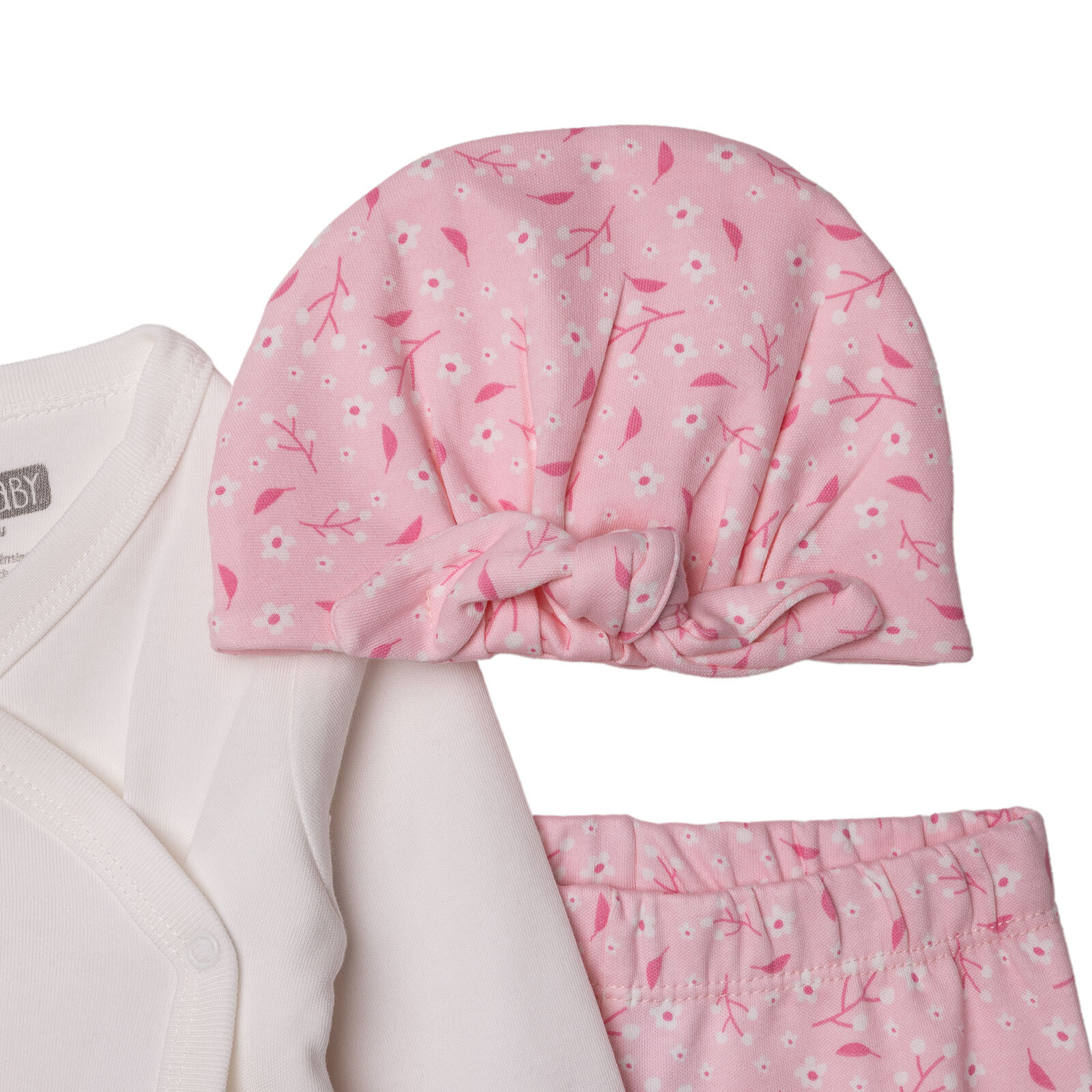 Kız Bebek Yenidoğan Zıbın-Şapka-Patikli Alt İnterlok V Yaka Uzun Kol Patikli Paça Kız Bebek Yenidoğan Zıbın-Şapka-Patikli Alt İnterlok V Yaka Uzun Kol Patikli Paça