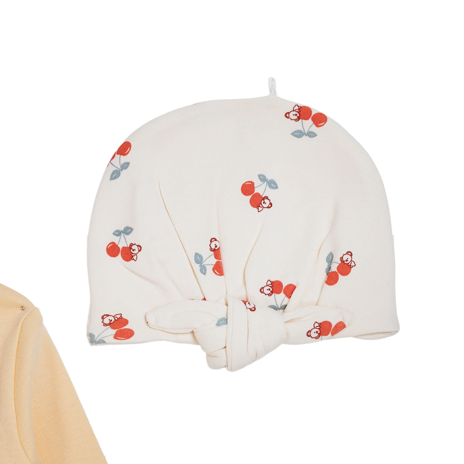 Kız Bebek Yenidoğan Zıbın-Şapka-Patikli V Yaka Uzun Kol Patikli Paça