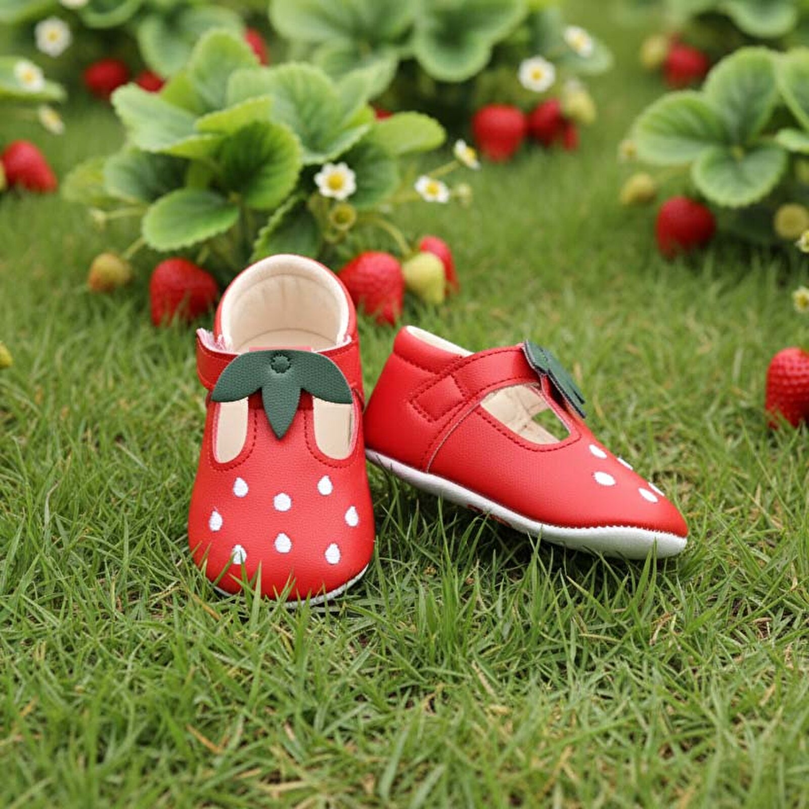 Kız Bebek Yürüme Öncesi Suni Deri