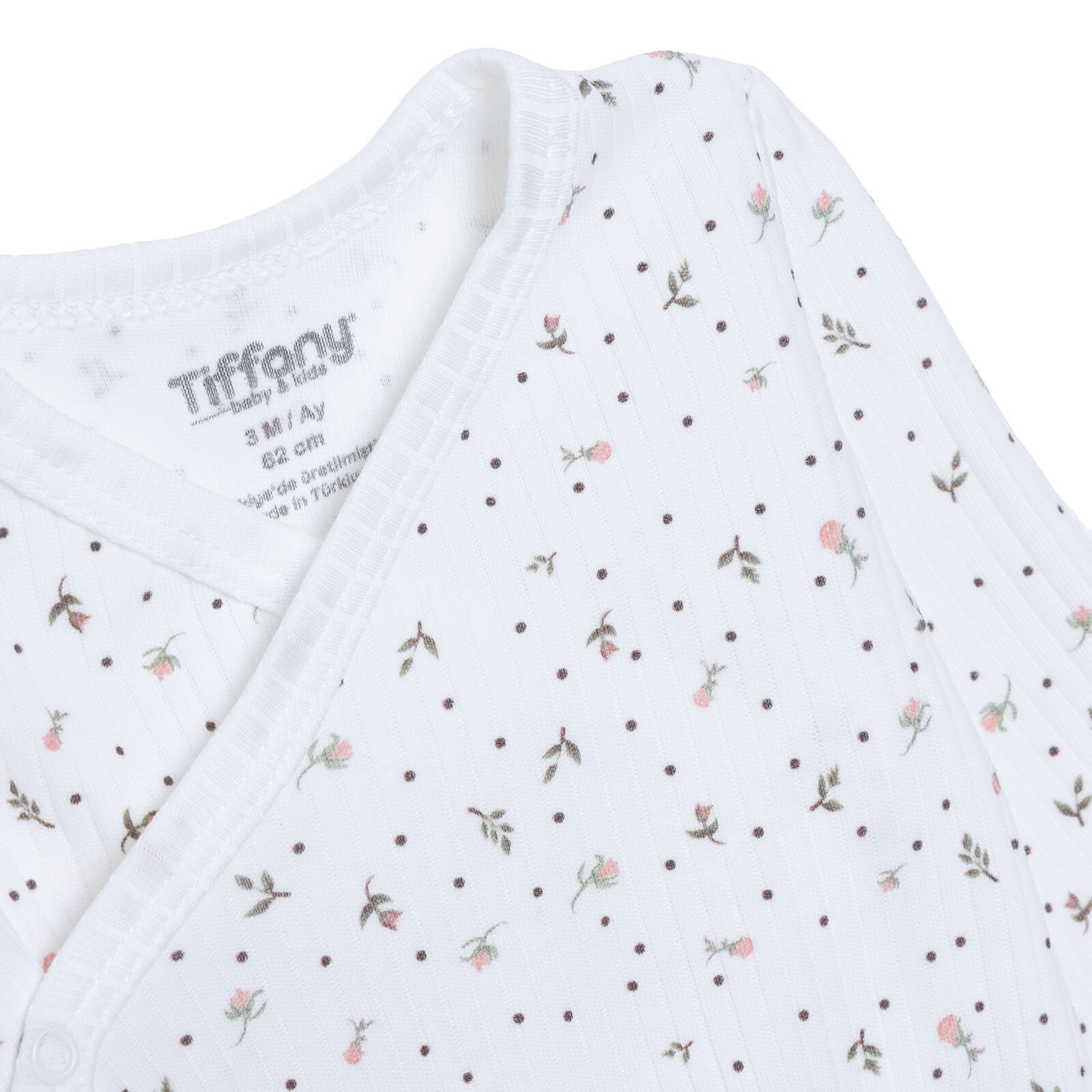 Kız Bebek Zıbın Body İnterlok V Yaka Uzun Kol Kız Bebek Zıbın Body İnterlok V Yaka Uzun Kol