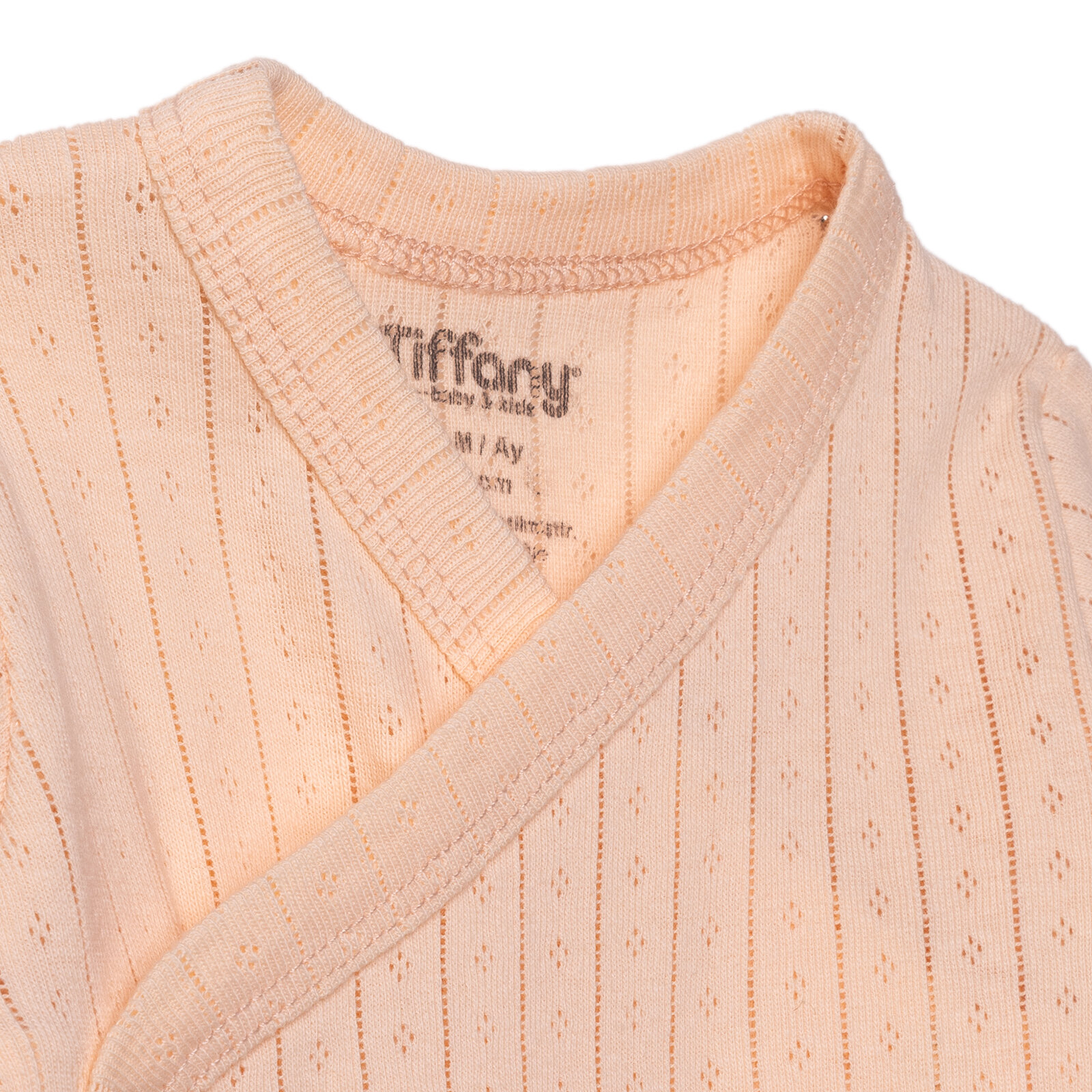 Kız Bebek Zıbın Body Jakar Örme V Yaka Uzun Kol