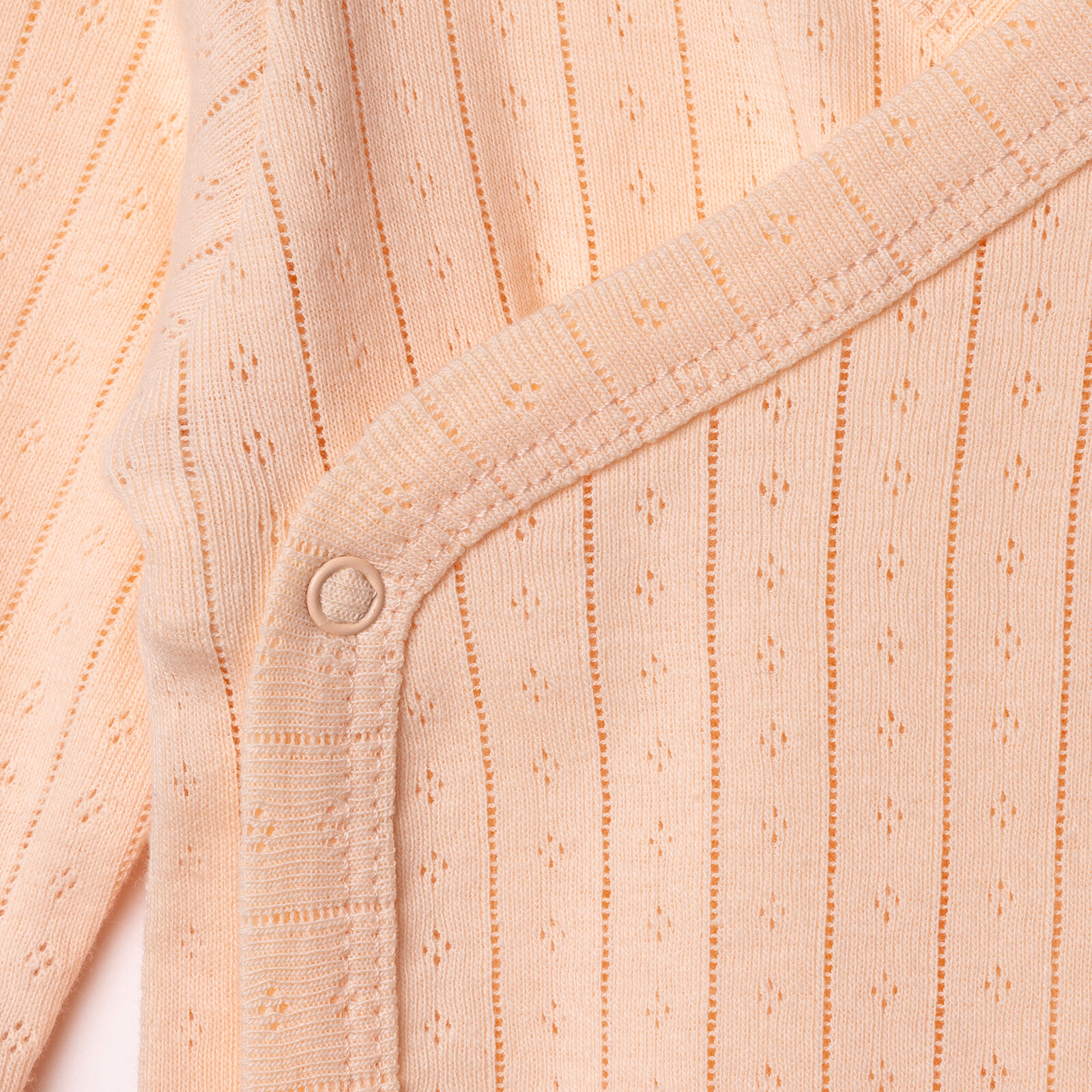 Kız Bebek Zıbın Body Jakar Örme V Yaka Uzun Kol