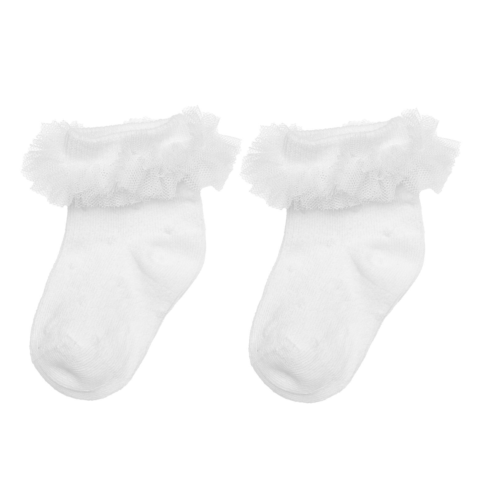 Kız Dantelli Çorap Kız Bebek