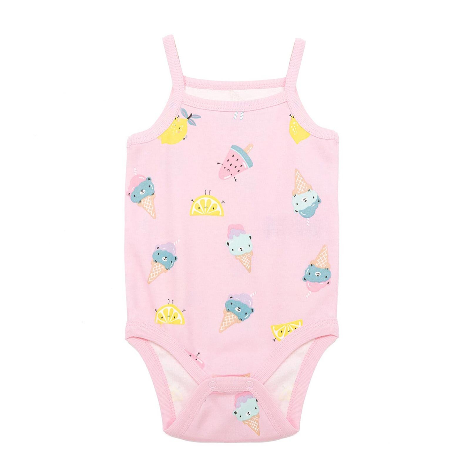 Kız İp Askılı Body Kız Bebek