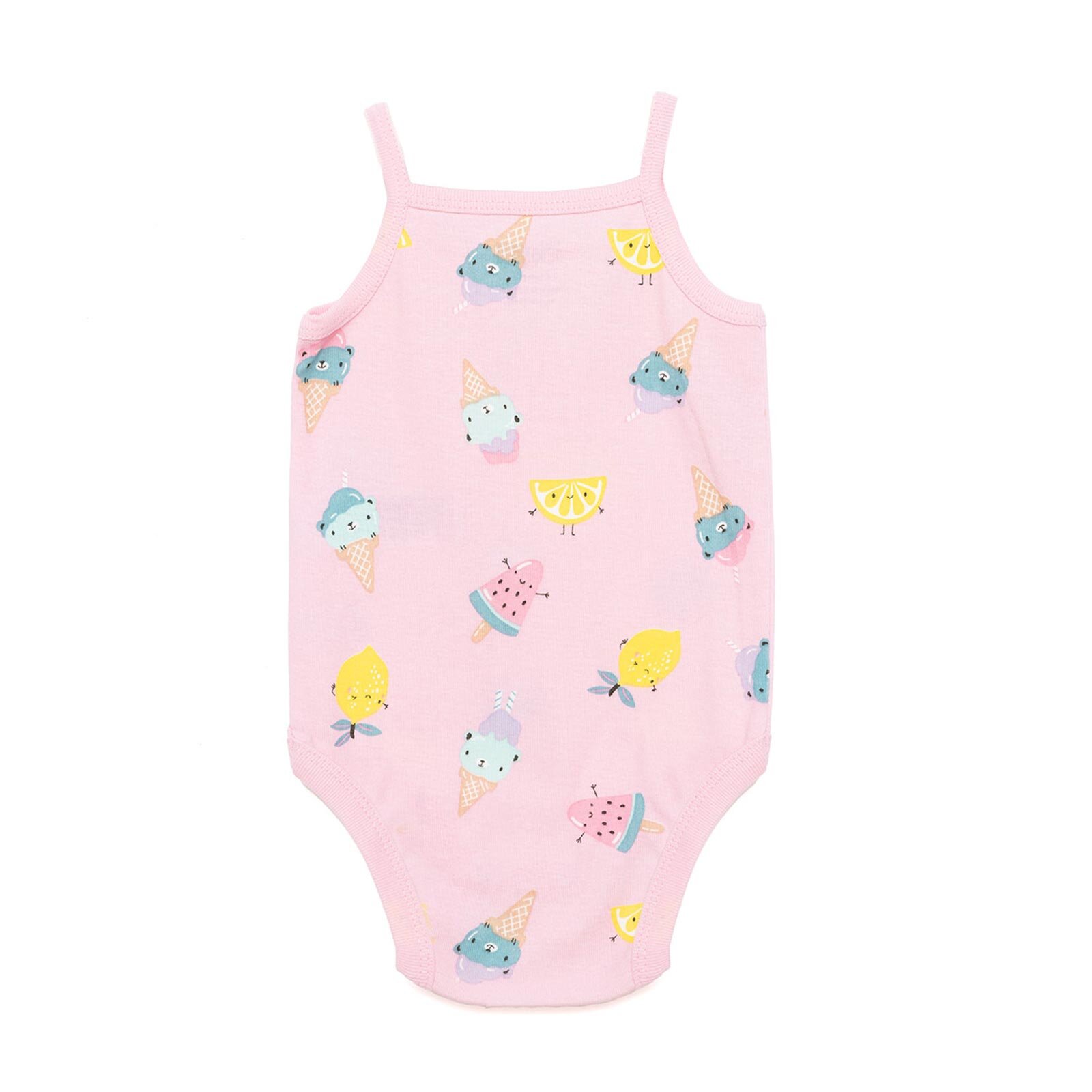 Kız İp Askılı Body Kız Bebek