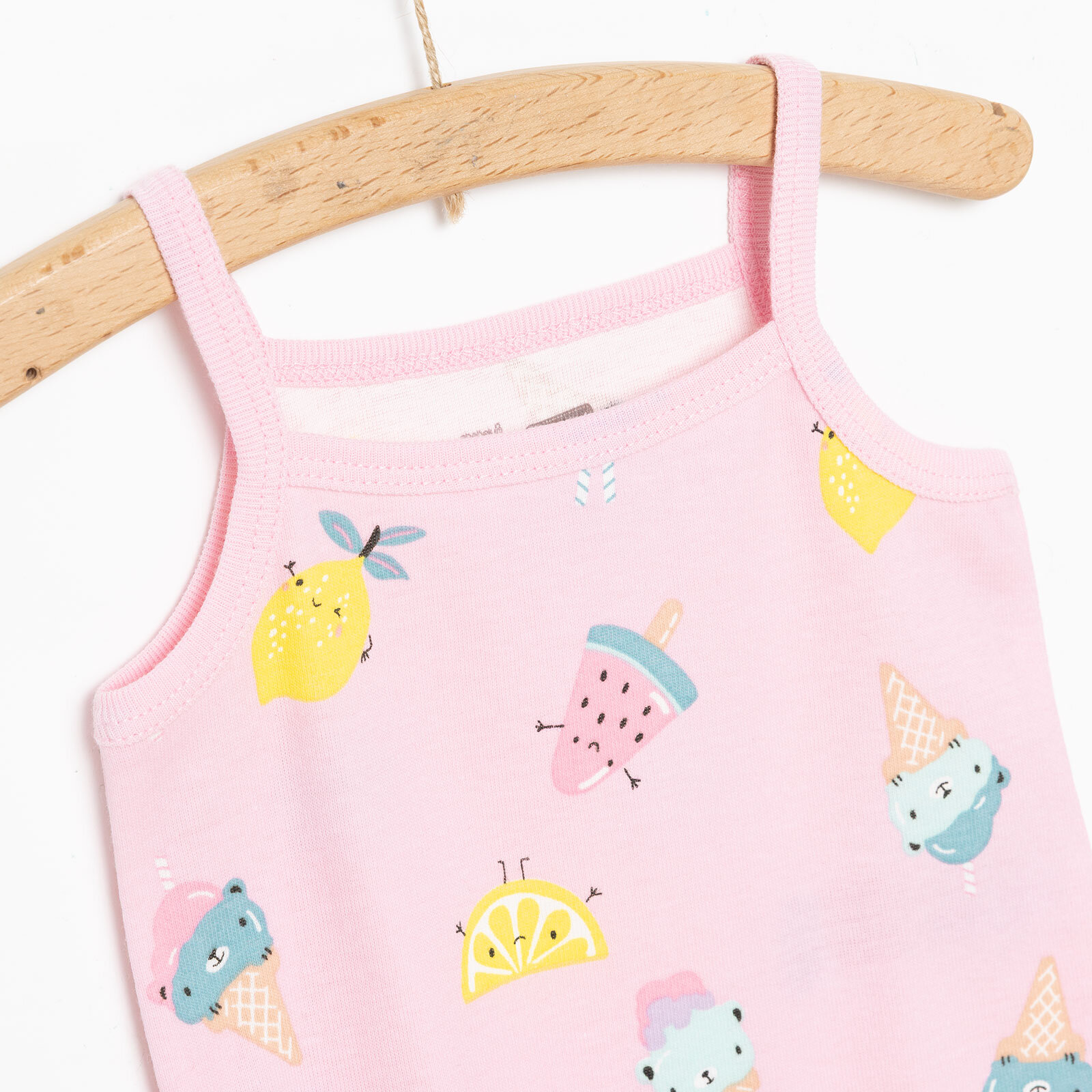 Kız İp Askılı Body Kız Bebek