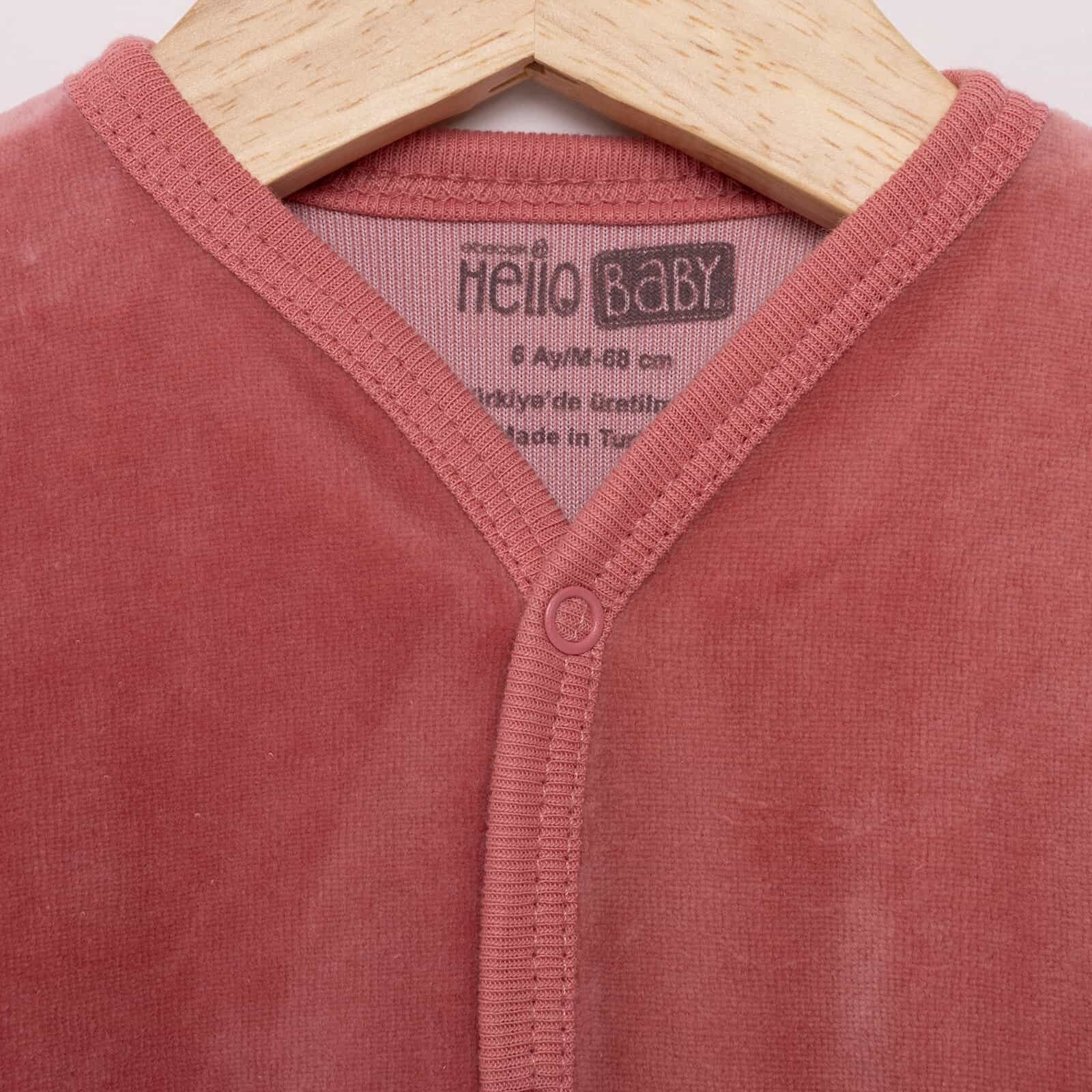 Kız Kadife Patikli Tulum Kız Bebek Kız Kadife Patikli Tulum Kız Bebek