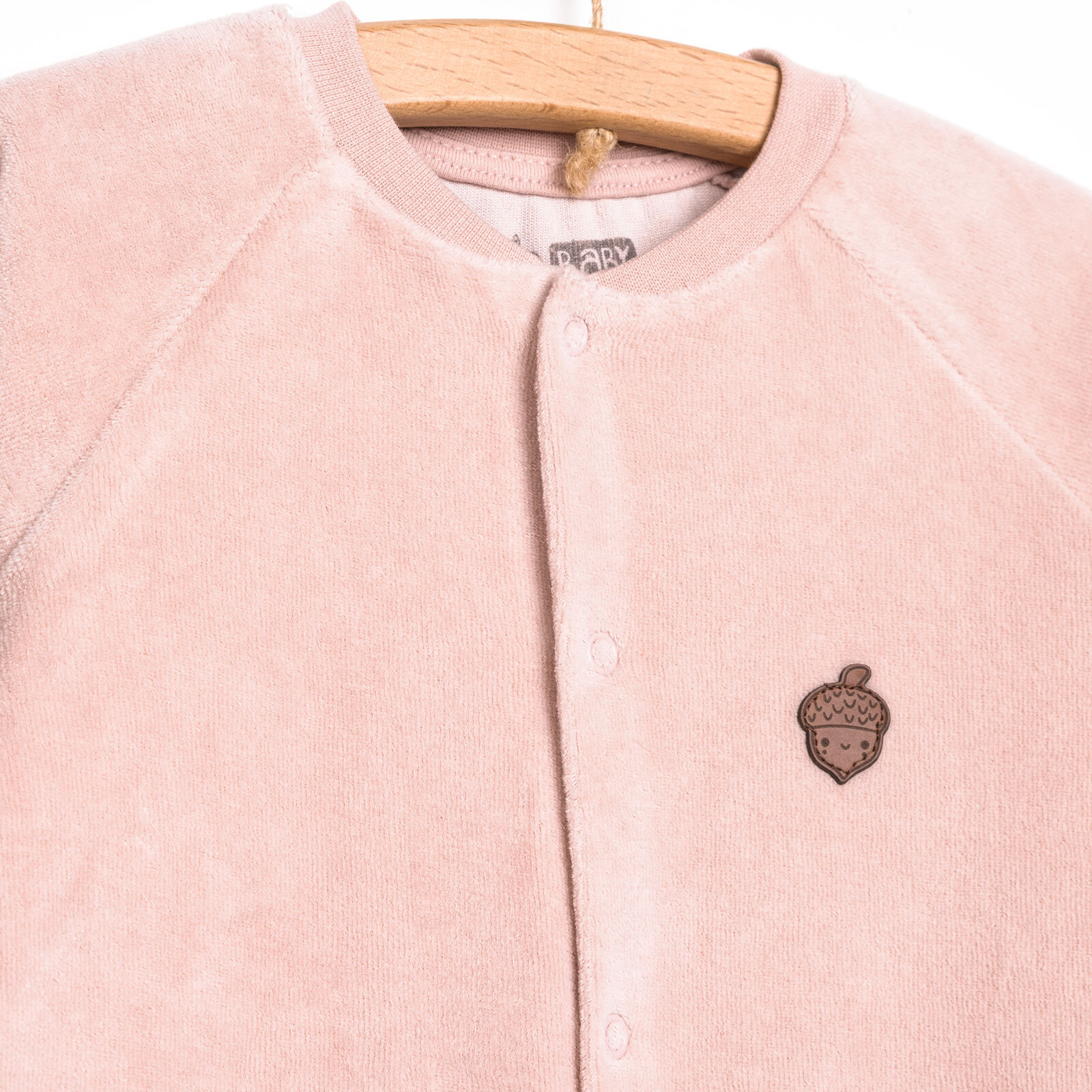 Kız Kadife Patiksiz Tulum Kız Bebek