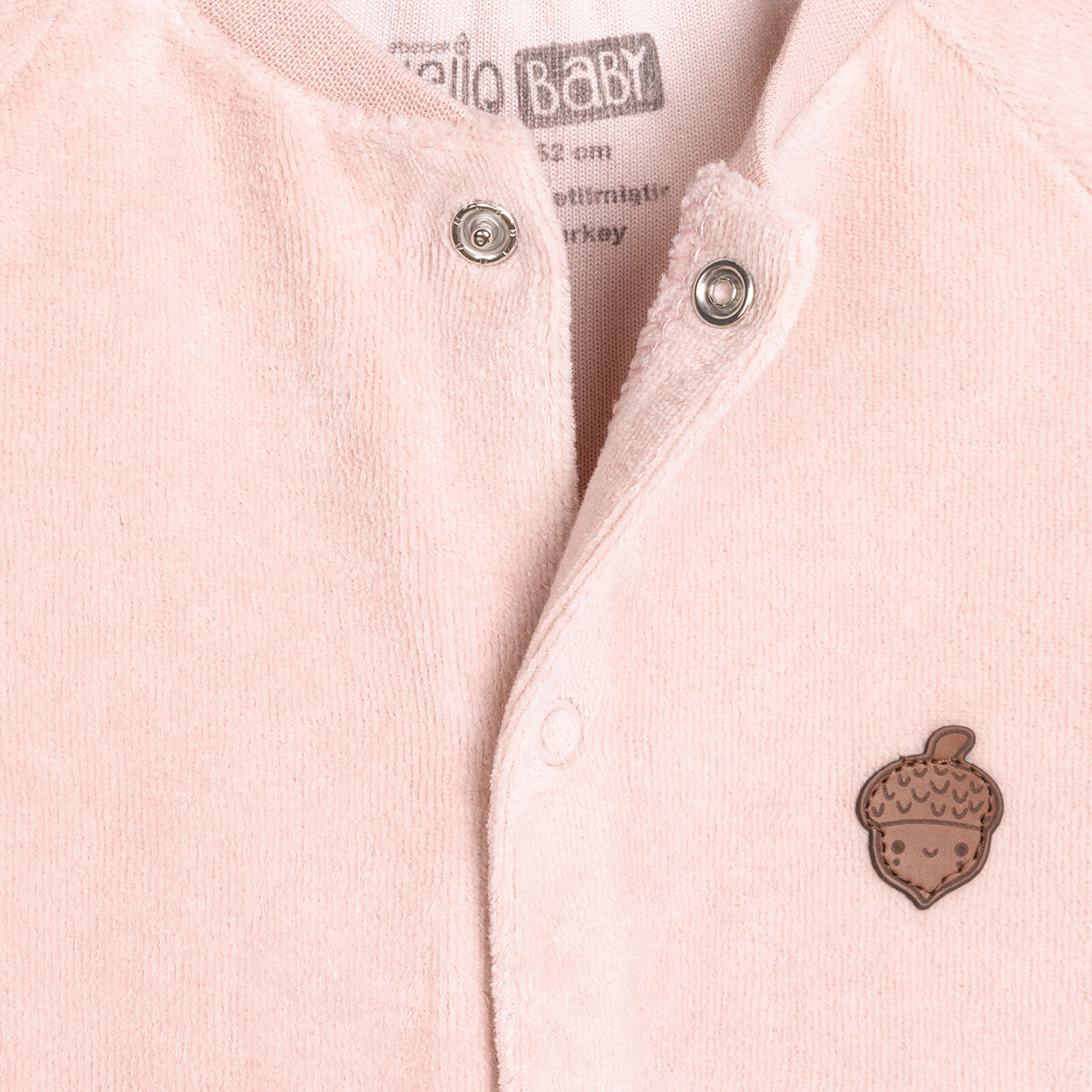 Kız Kadife Patiksiz Tulum Kız Bebek