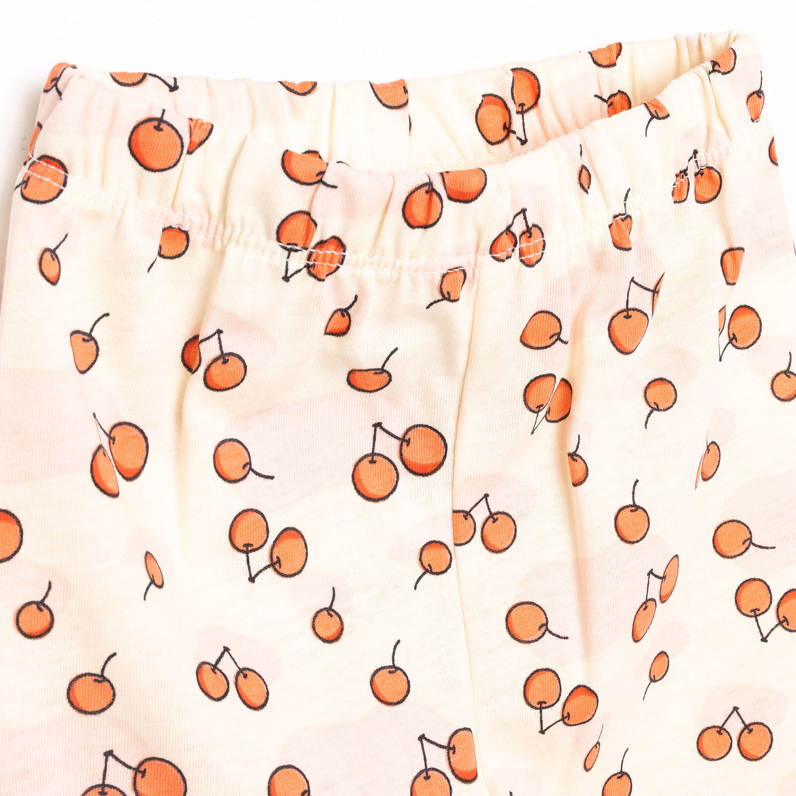 Kız Kiraz Desenli Uzun Kol Pijama Takımı