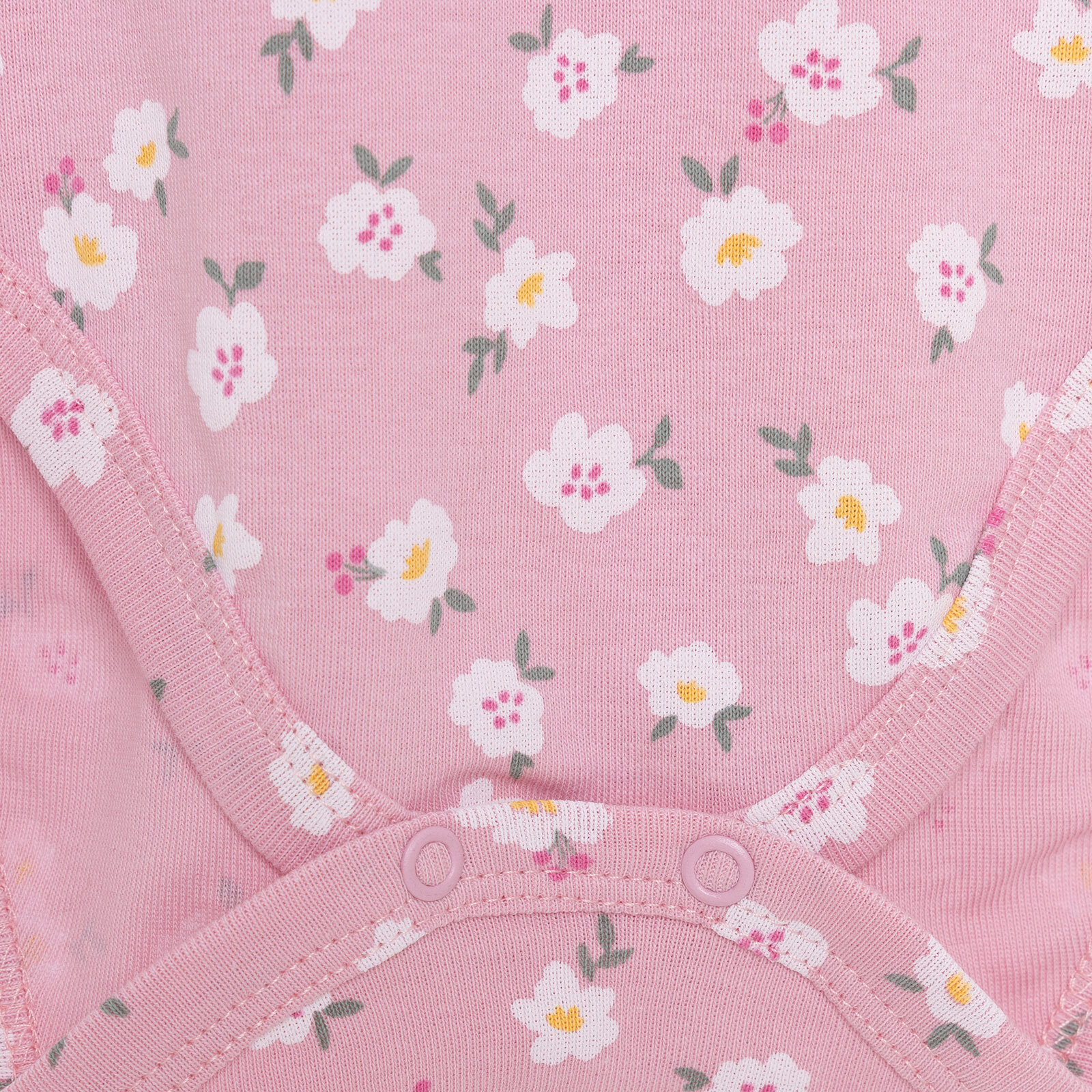 Çiçekli Kısa Kol Body