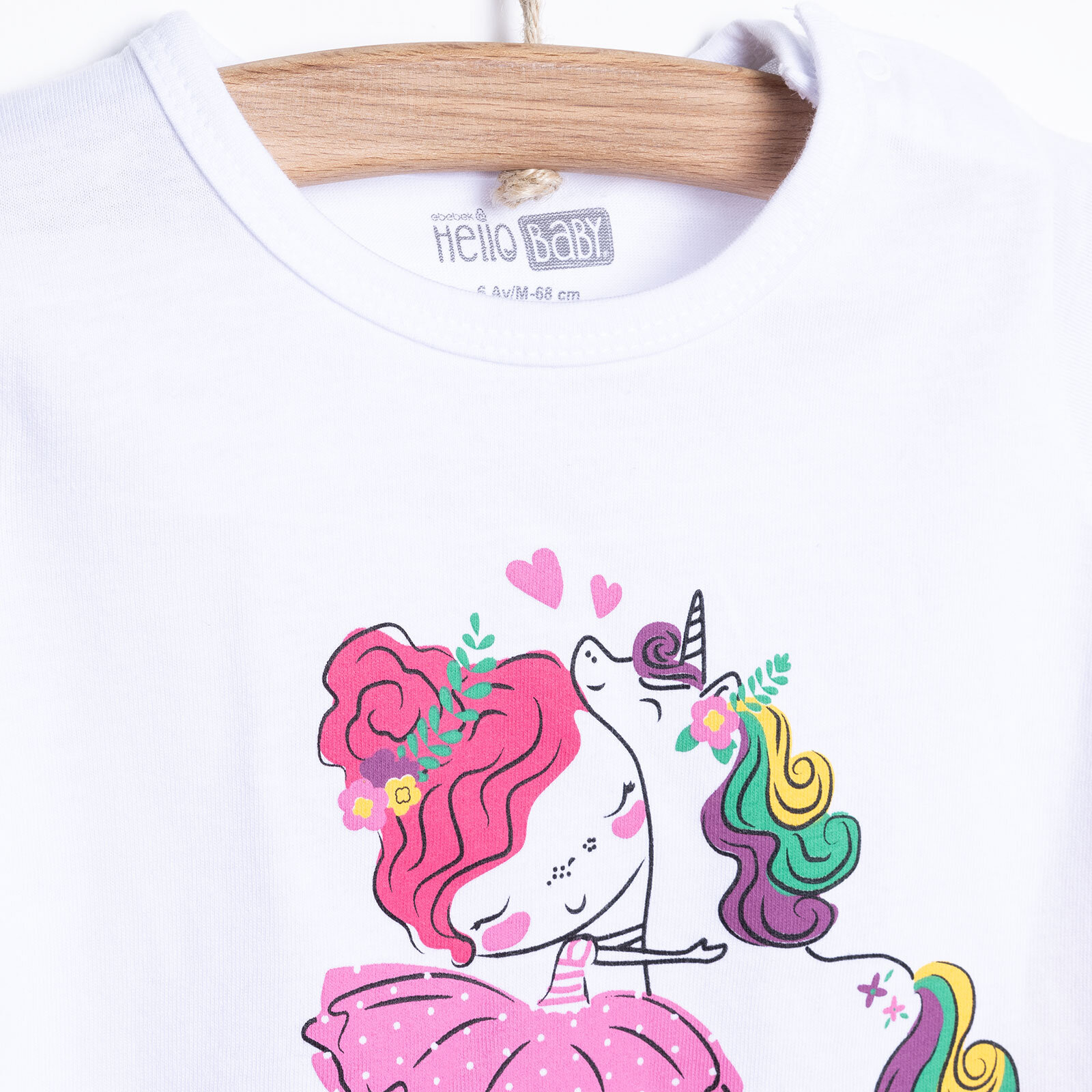 Kız Kısa Kol Pijama Takımı Kız Bebek