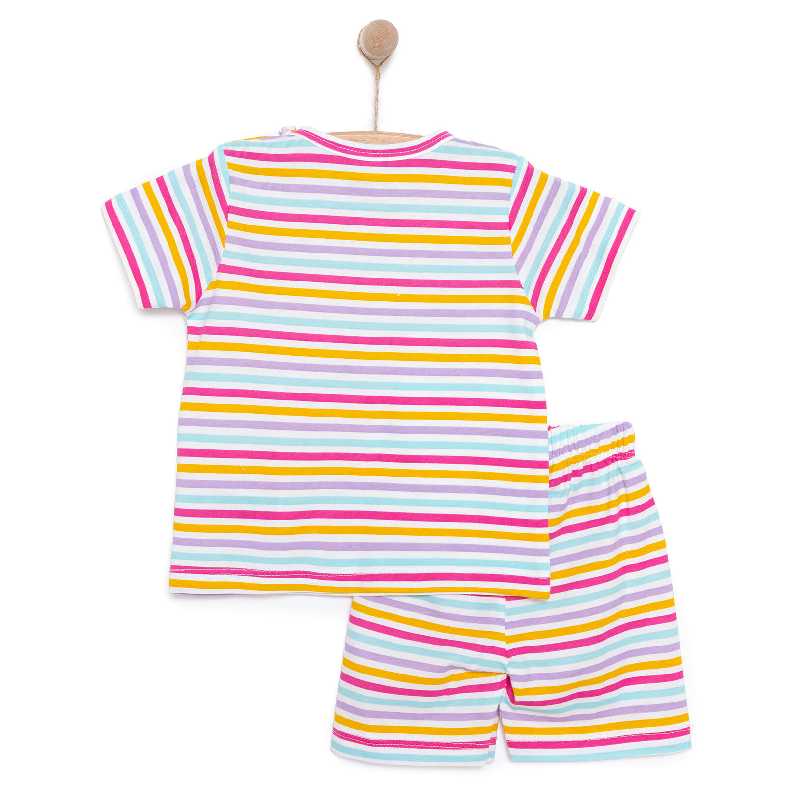 Kız Kısa Kol Pijama Takımı Kız Bebek